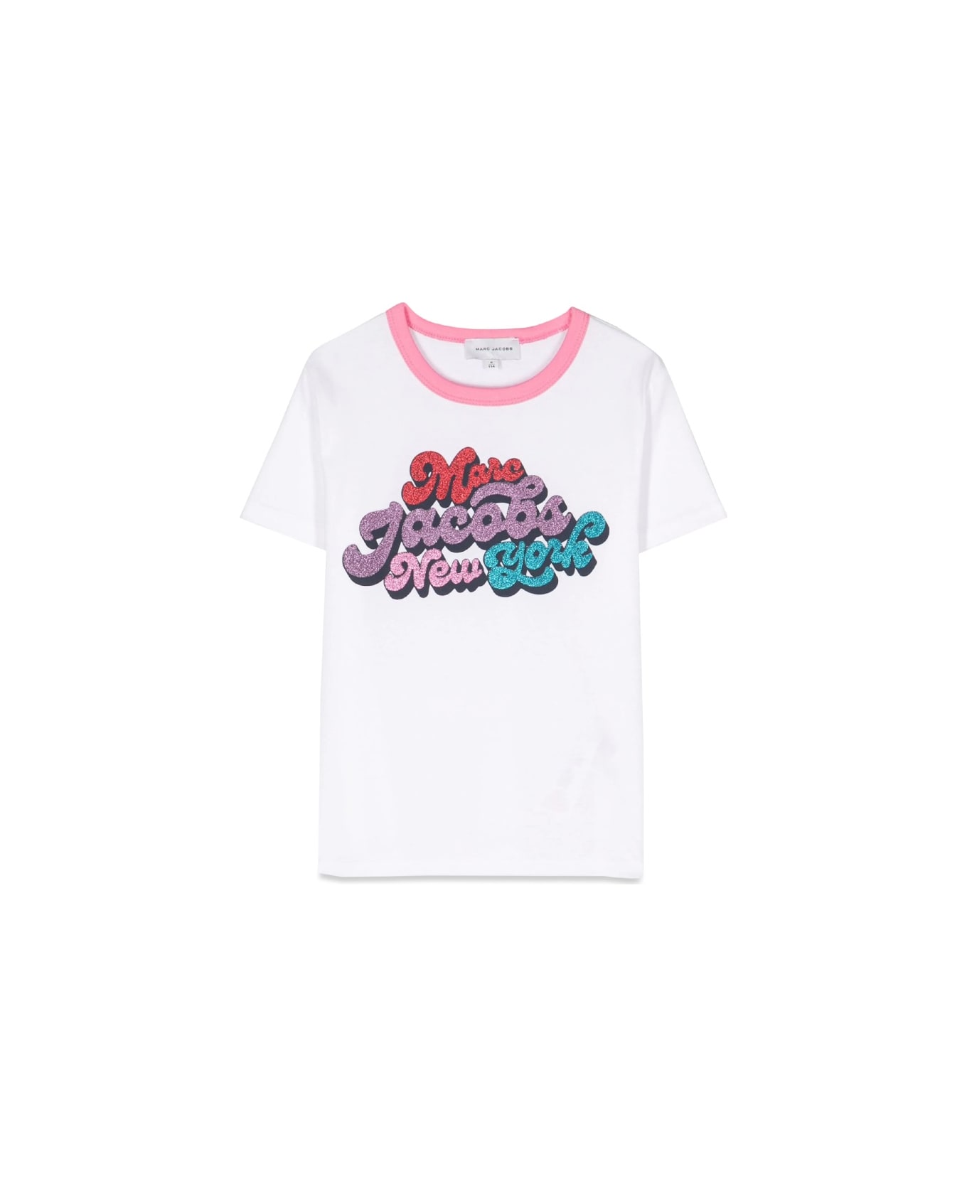 Little Marc Jacobs T-shirt Logo - WHITE Tシャツ＆ポロシャツ