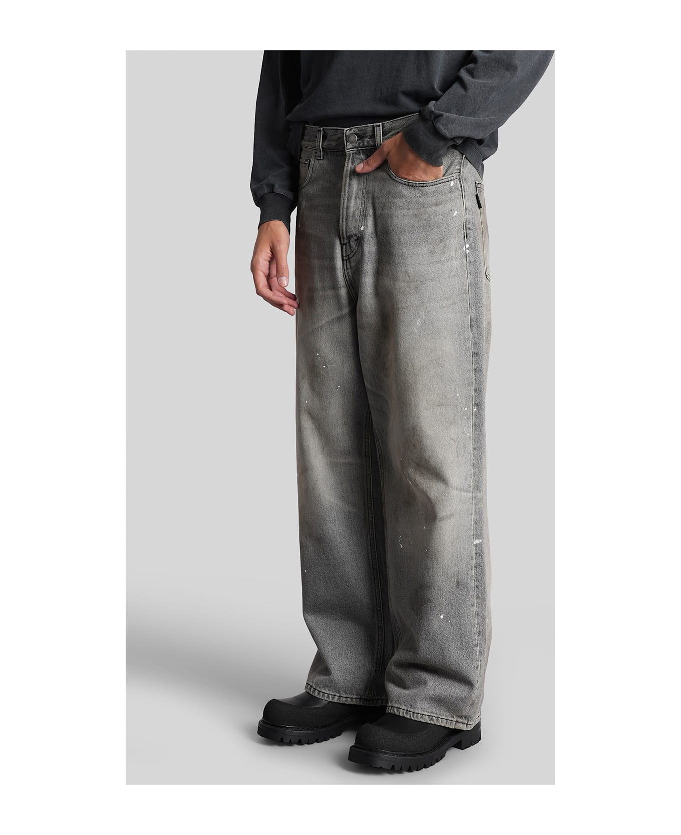 Haikure New Jo Dive Jeans In Black Denim - black