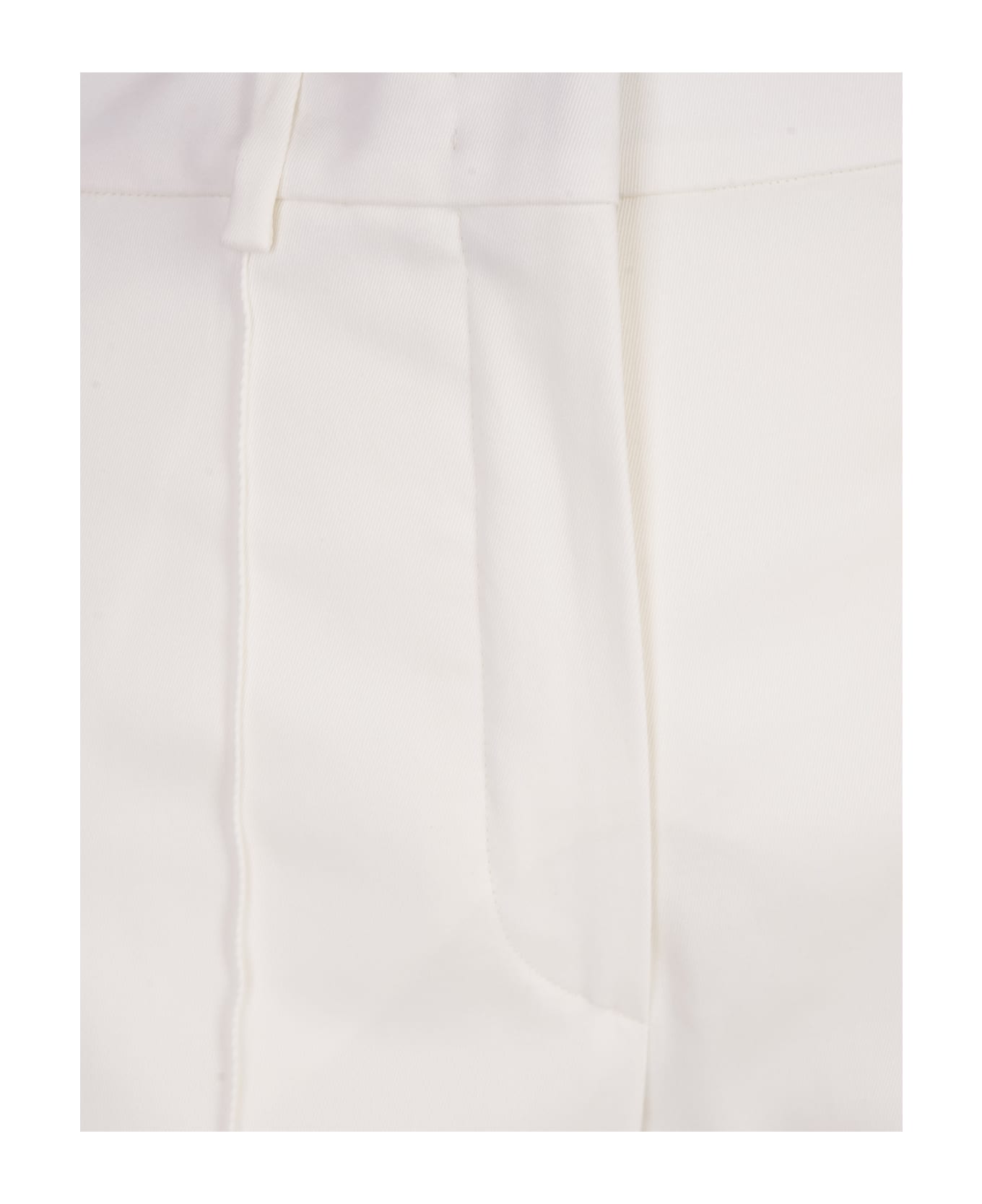 SportMax White Norcia Trousers - White