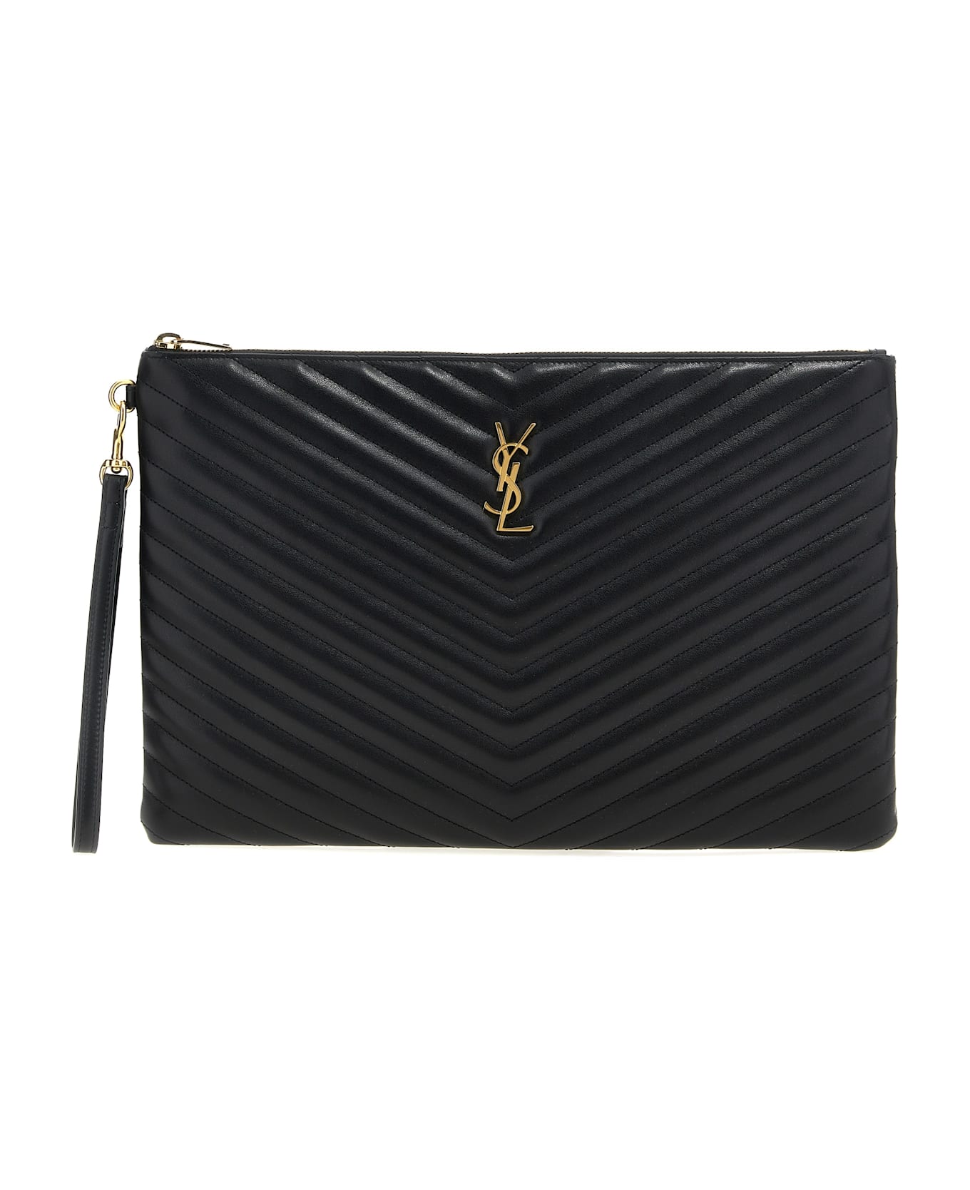 Saint Laurent 
cassandre
 Clutch - BLACK