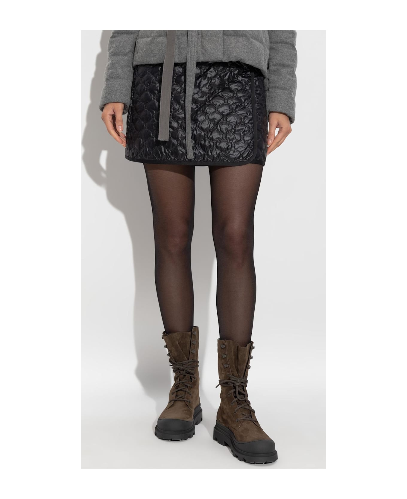 Moncler Quilted Skirt - Black