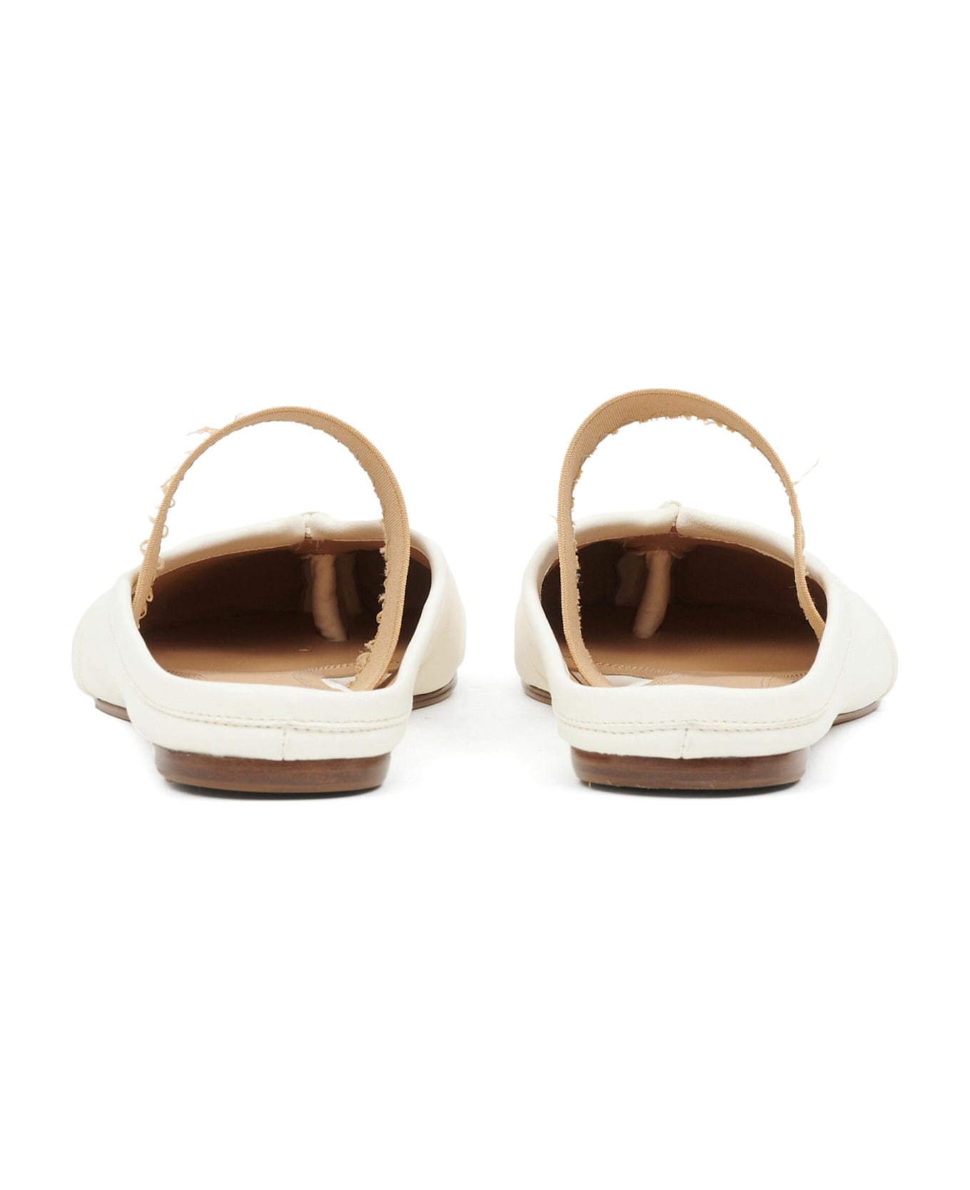 Maison Margiela Tabi Ballerina Mule Elastic Band - Ivory Nude サンダル