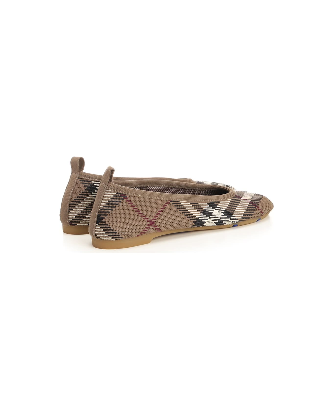 Burberry 'baby' Check Ballerinas - Beige