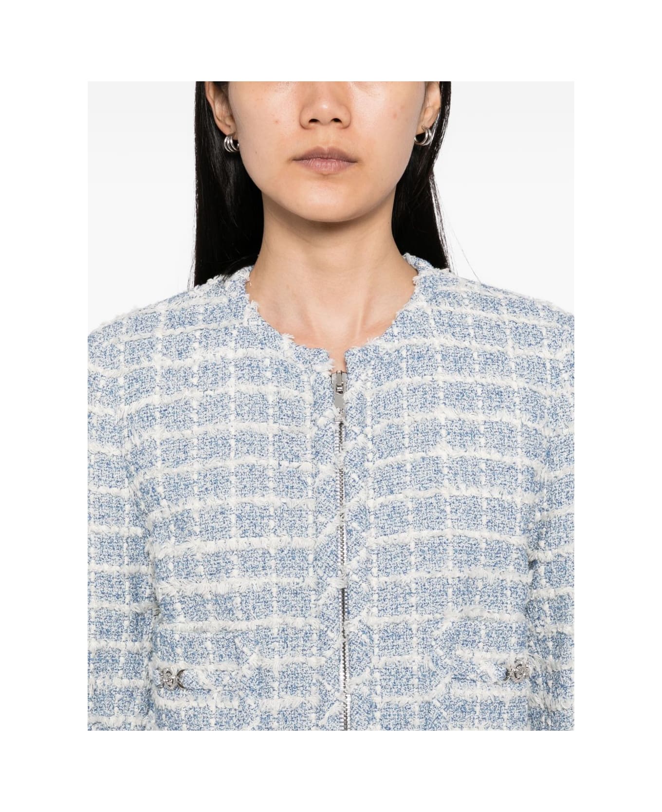 Versace Tweed Jacket - Blue