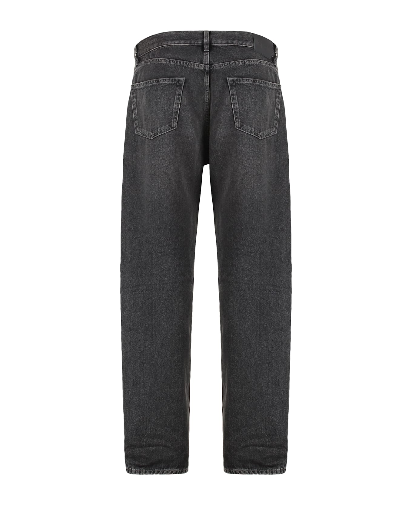 Saint Laurent Mick Straight Leg Jeans - BLACK