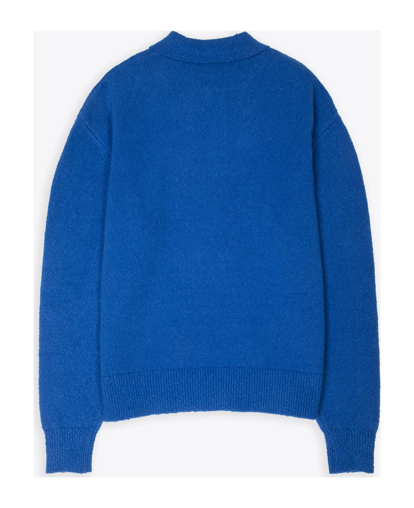 Axel Arigato Team Polo Sweater Royal blue cotton blend polo sweater - Team Polo Sweater - Blu