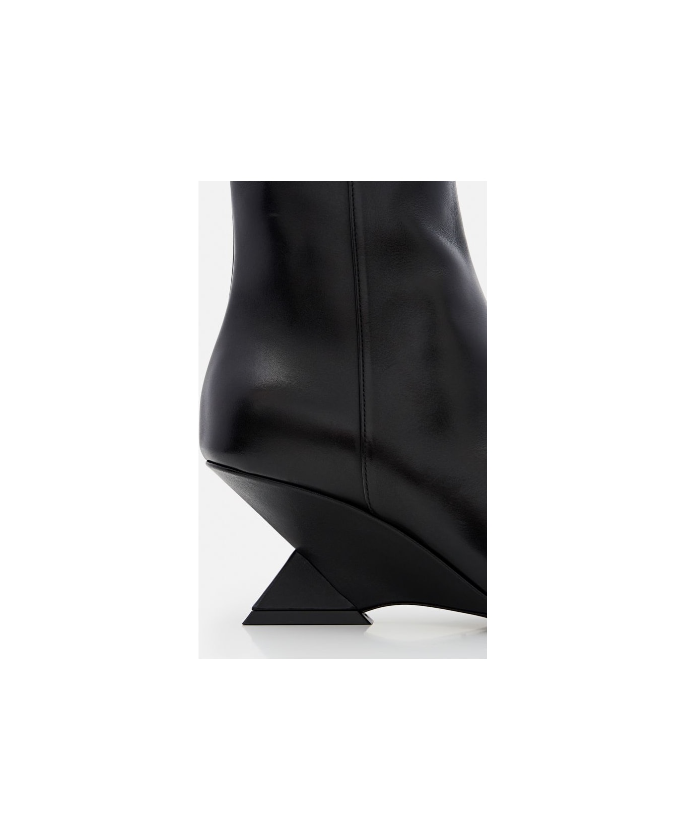 The Attico Heeled Cheope Ankle Boots - Black