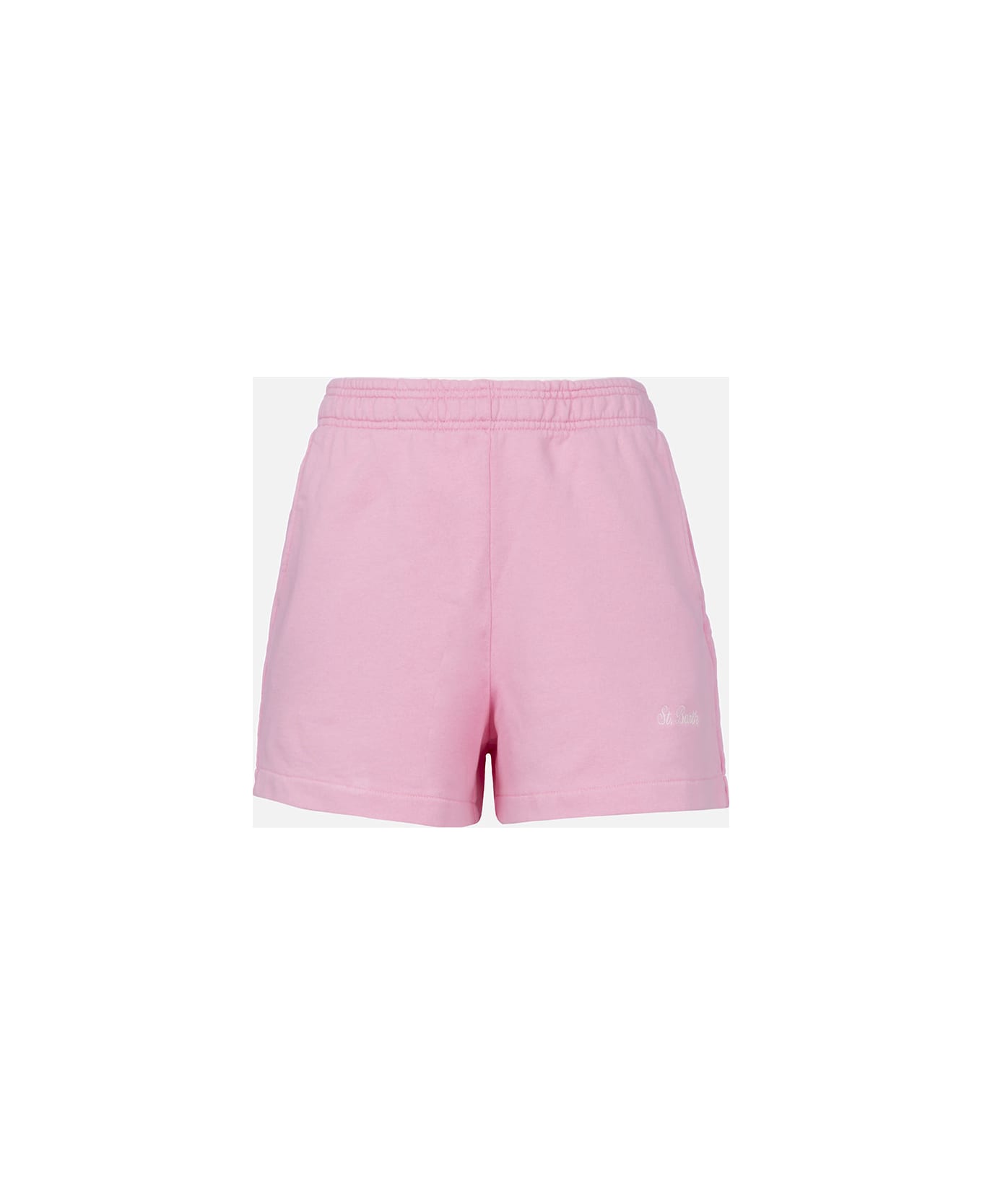 MC2 Saint Barth Woman Cotton Pull Up Shorts Cate - PINK