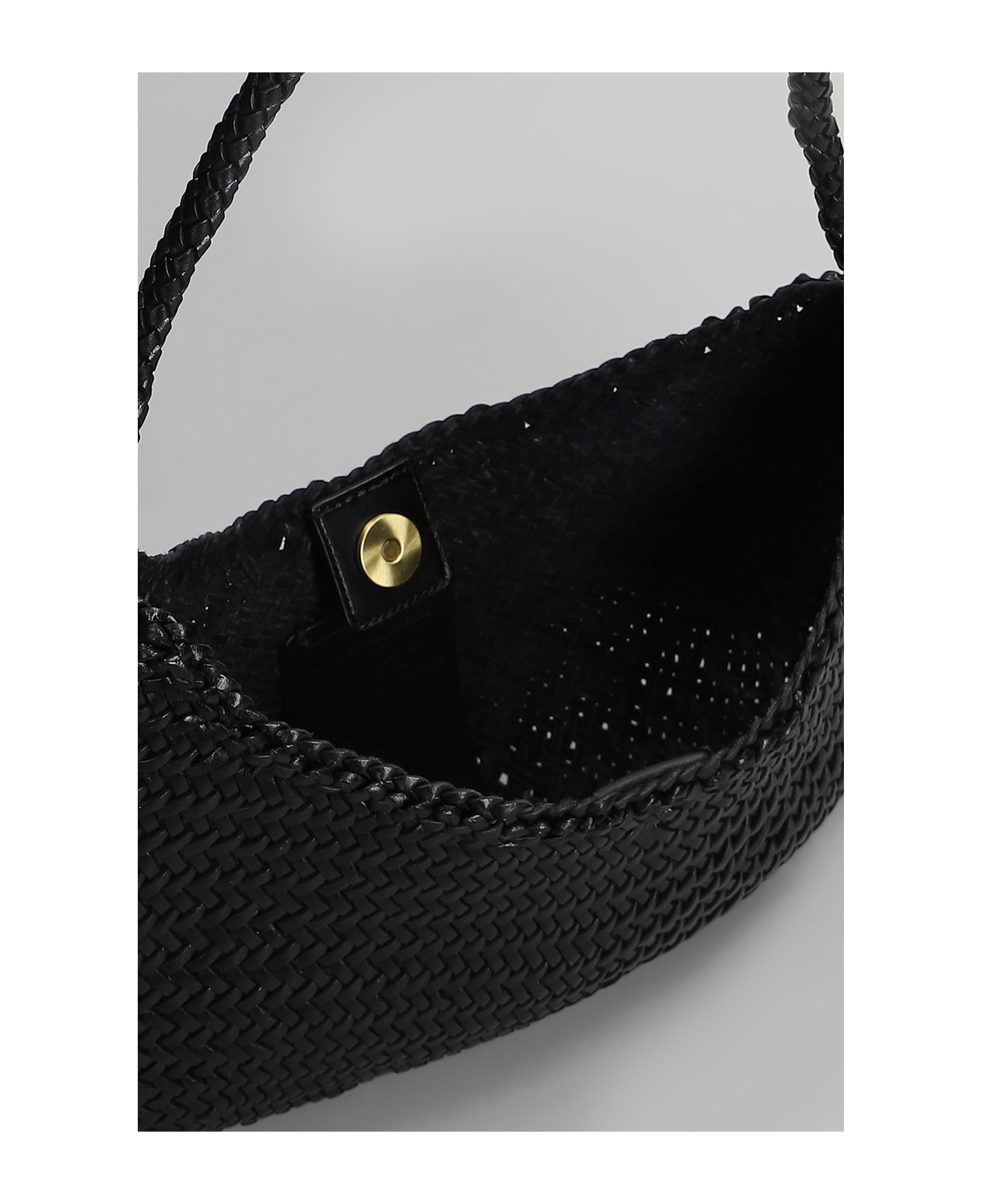 Dragon Diffusion Nova Luna Hand Bag In Black Leather - black