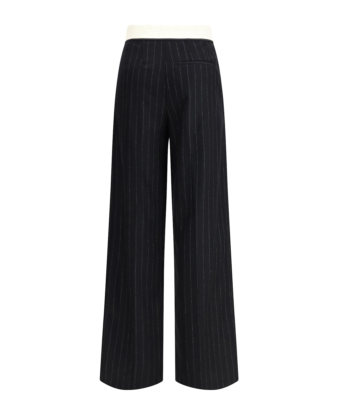 Forte_Forte Sartorial High-waisted Pinstripe Wool-blend Trousers