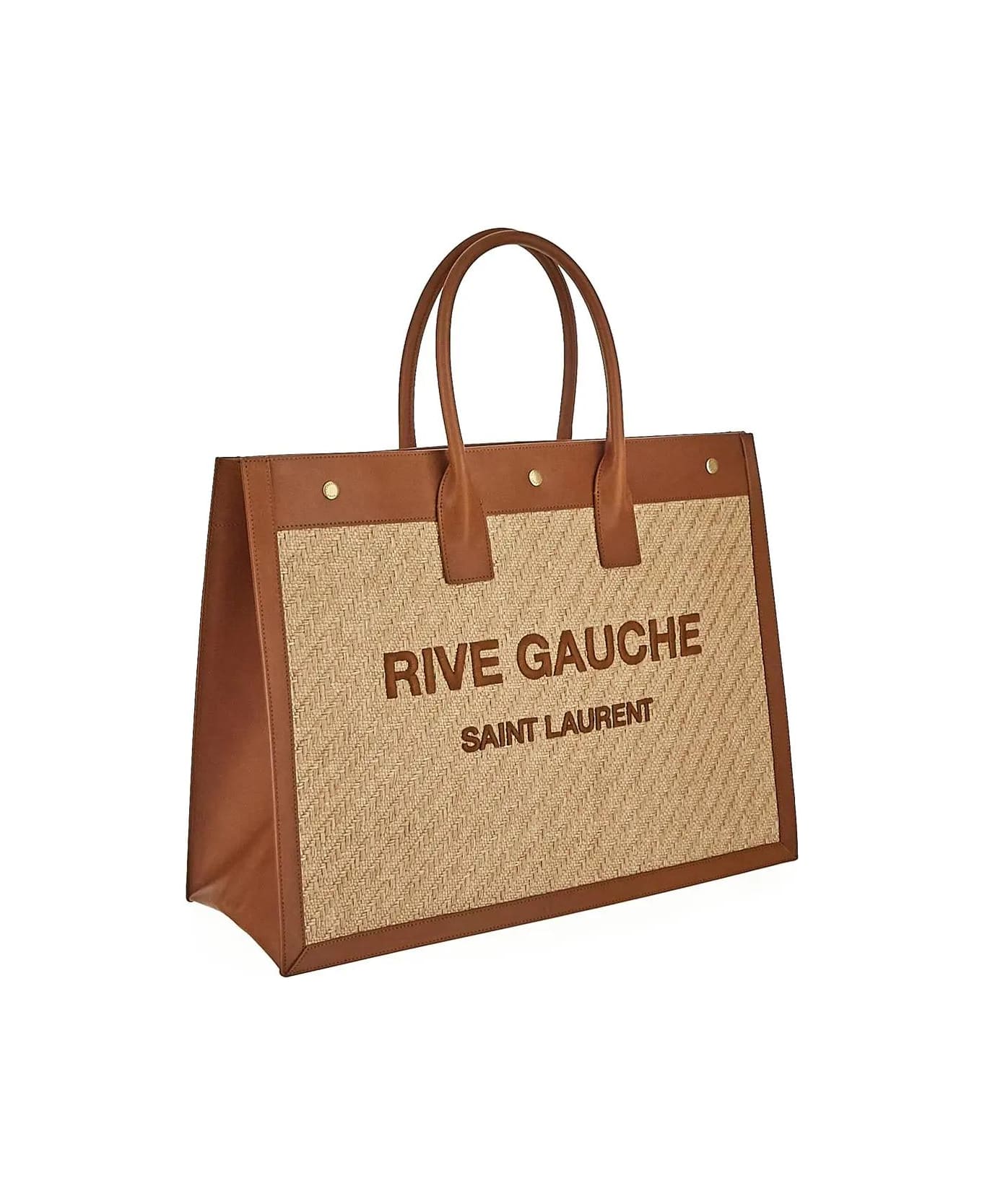 Saint Laurent Rive Gauche Tote Bag - Brown
