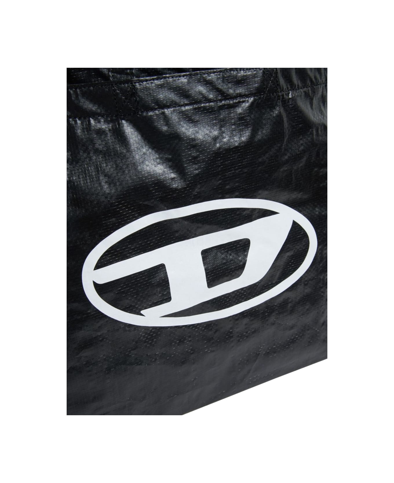 Diesel Written Bag. - BLACK