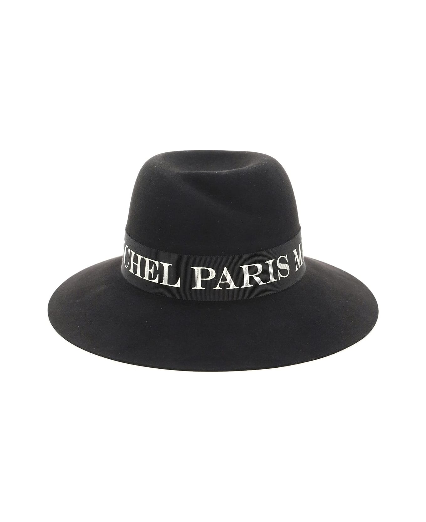 Maison Michel Virginie Fedora Felt Hat - BLACK 帽子