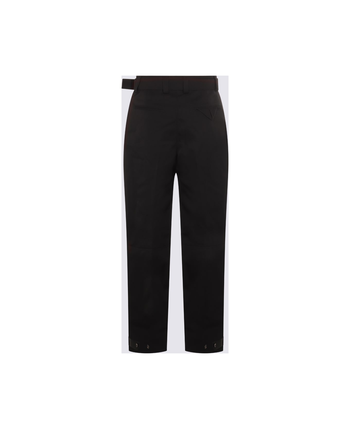 Bottega Veneta Black Wool Pants - Black