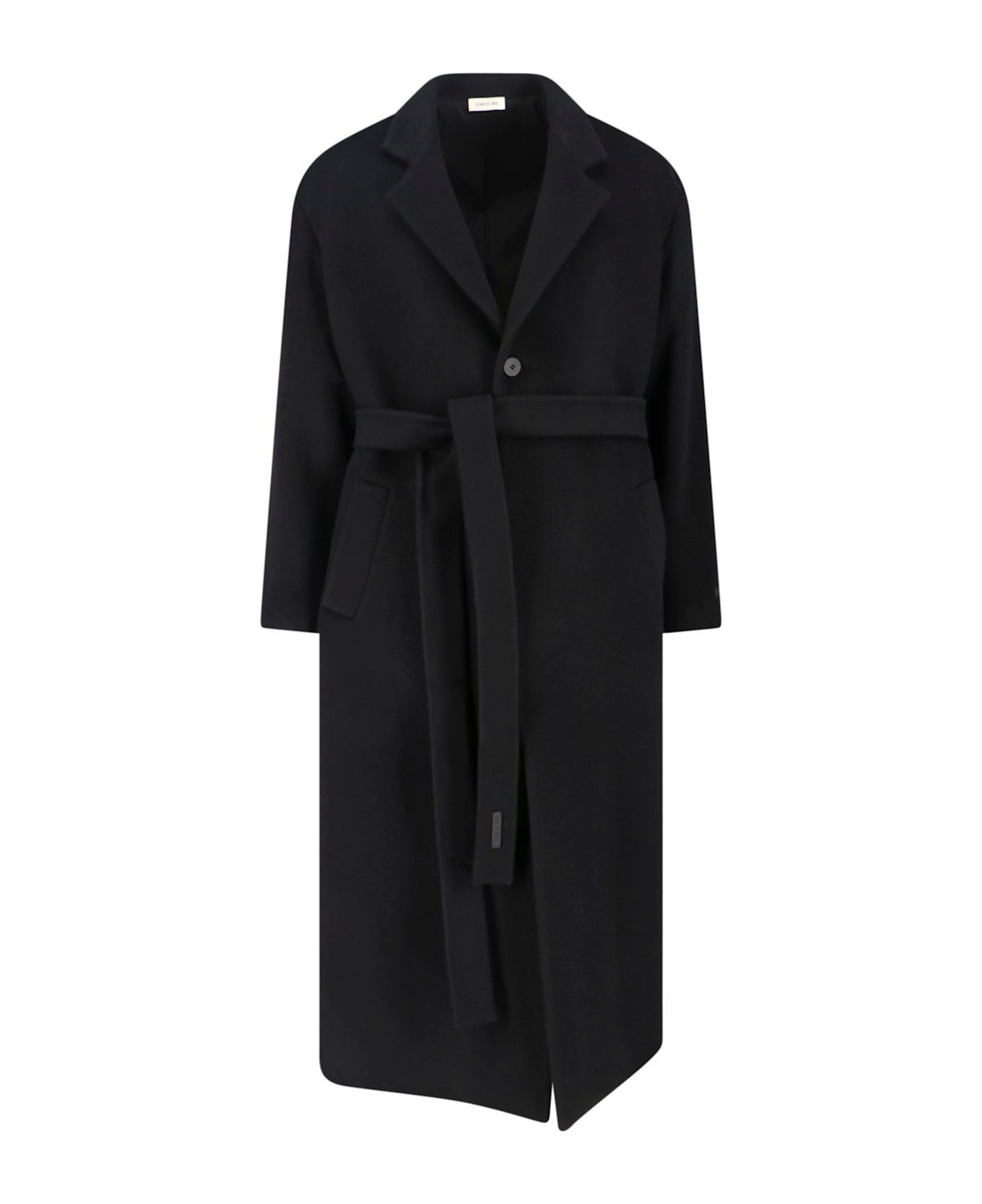 Fear of God Virgin Wool Coat - Black  