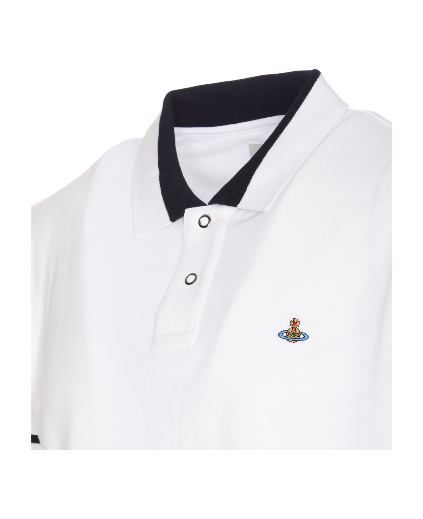 Vivienne Westwood Orb Polo - White