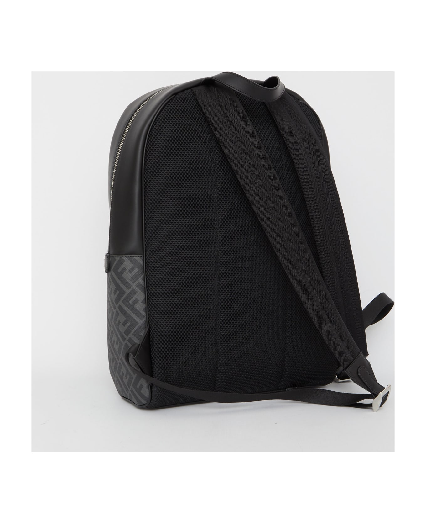 Fendi Ff Fabric Backpack - Black,sunflower