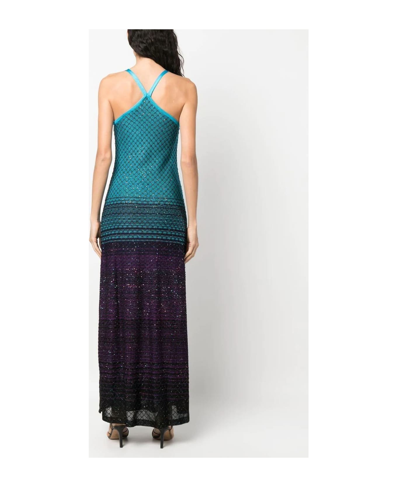 Missoni Sequin-embellished Knit Max Dress - Royal Blue