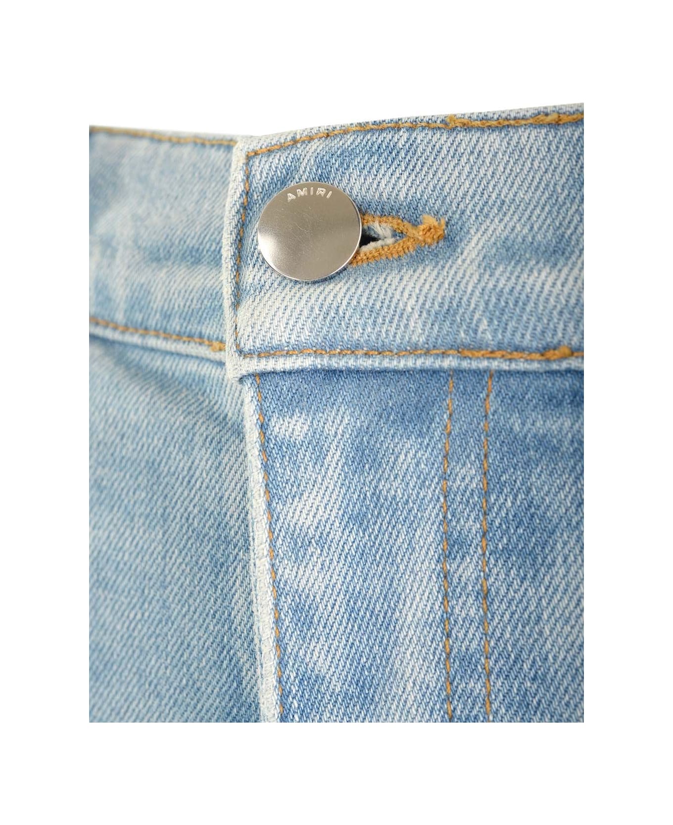 AMIRI "kick Flare" Jeans - Light blue