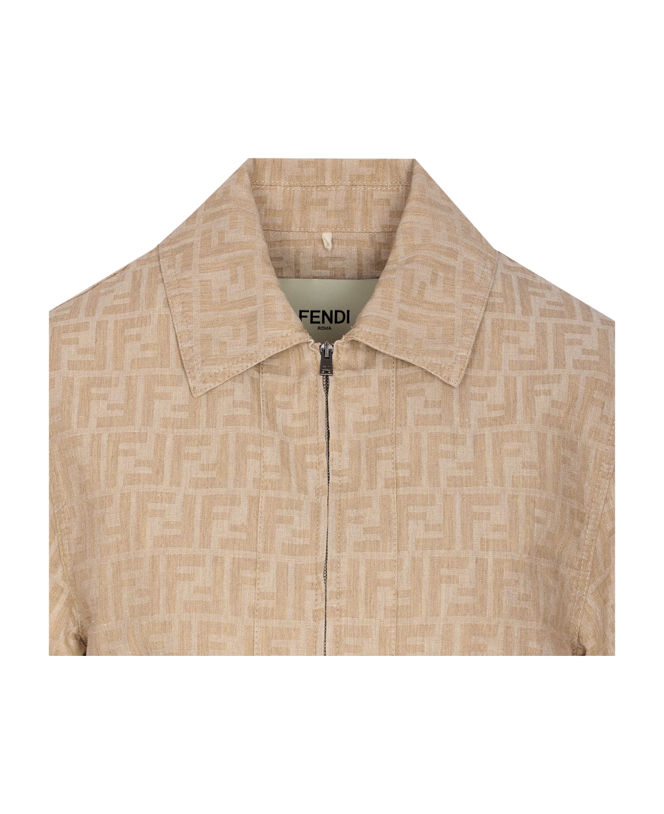 Fendi Ff Logo Denim Jacket | italist