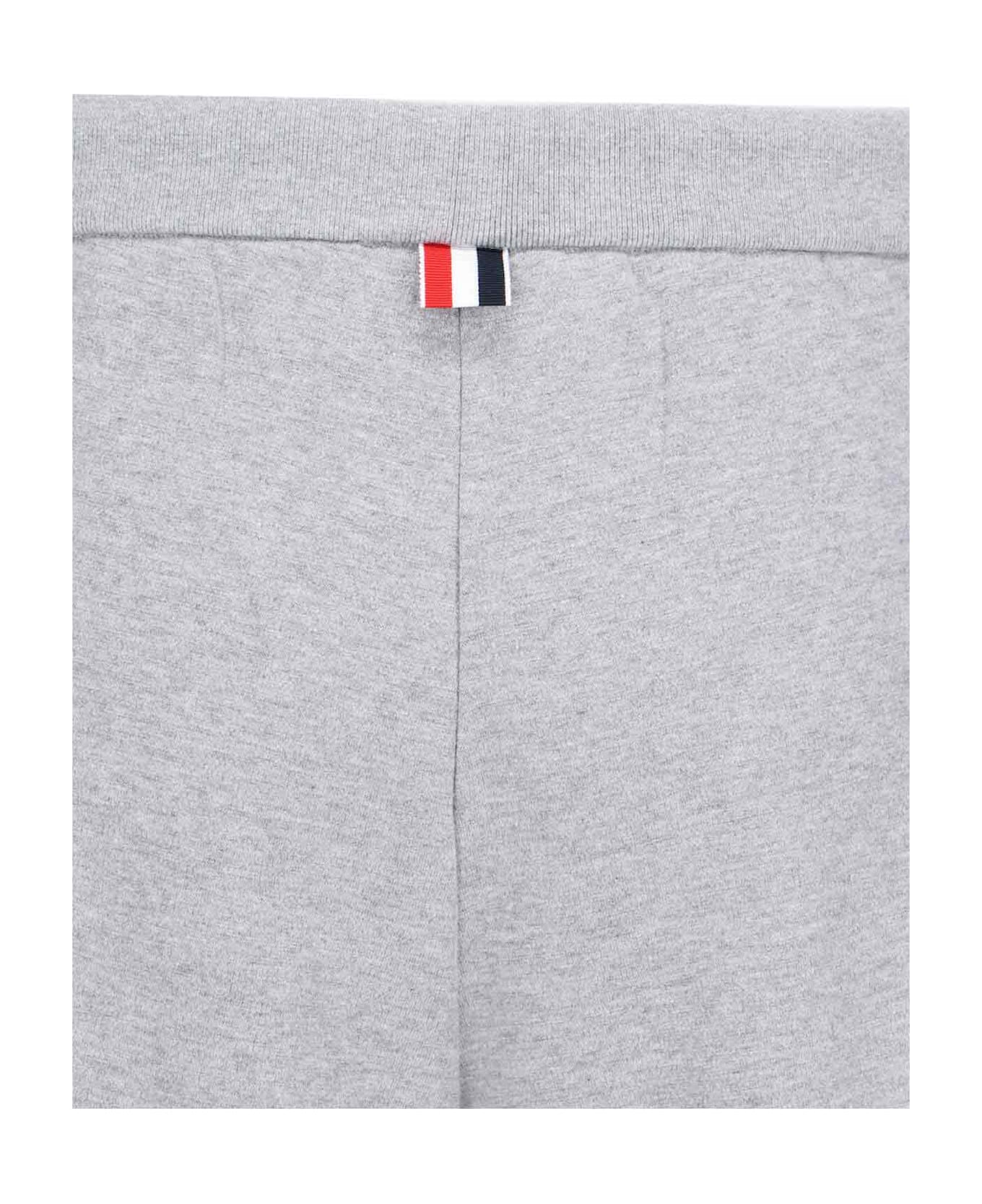 Thom Browne Logo Jogger Shorts - Grey