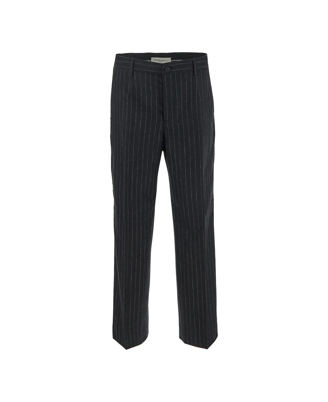 Golden Goose Relax Straight Trousers - Grey ボトムス