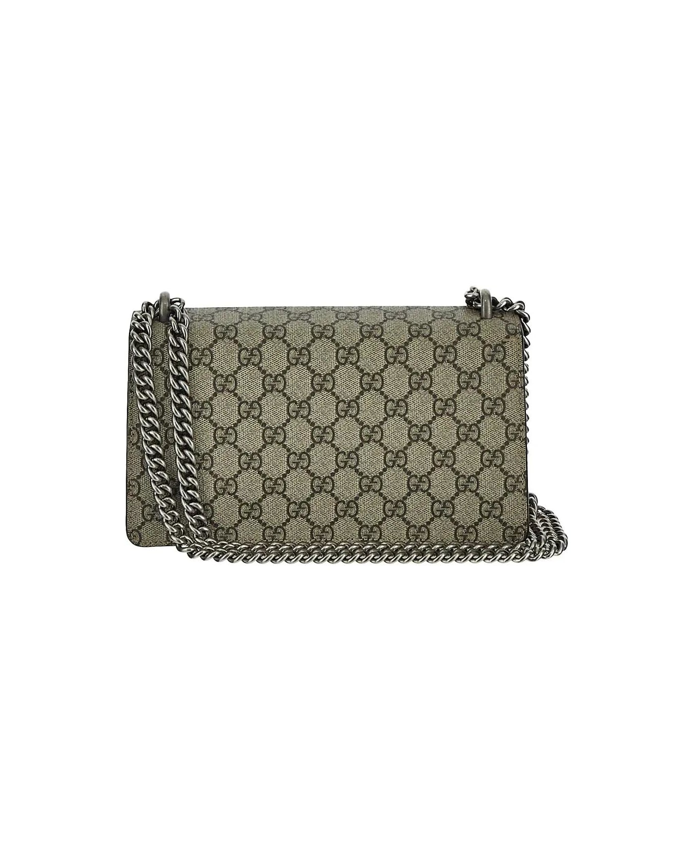 Gucci Dionysus Gg Small Shoulder Bag - Beige