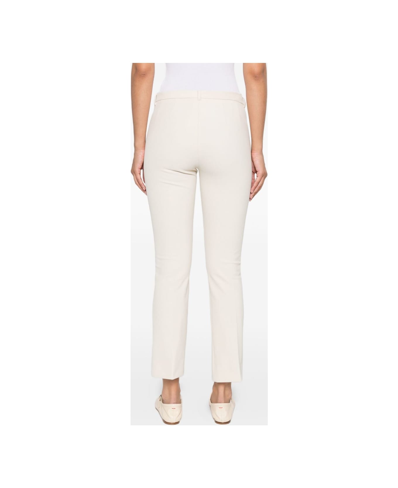 
S Max Mara Felice Crop Pants - White