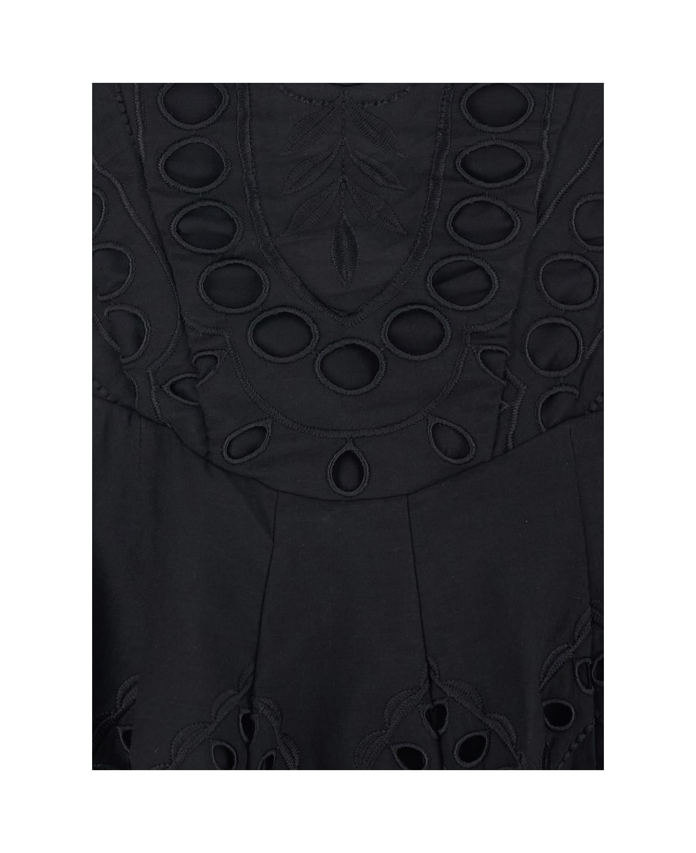 Charo Ruiz Short Dress Bail - Black