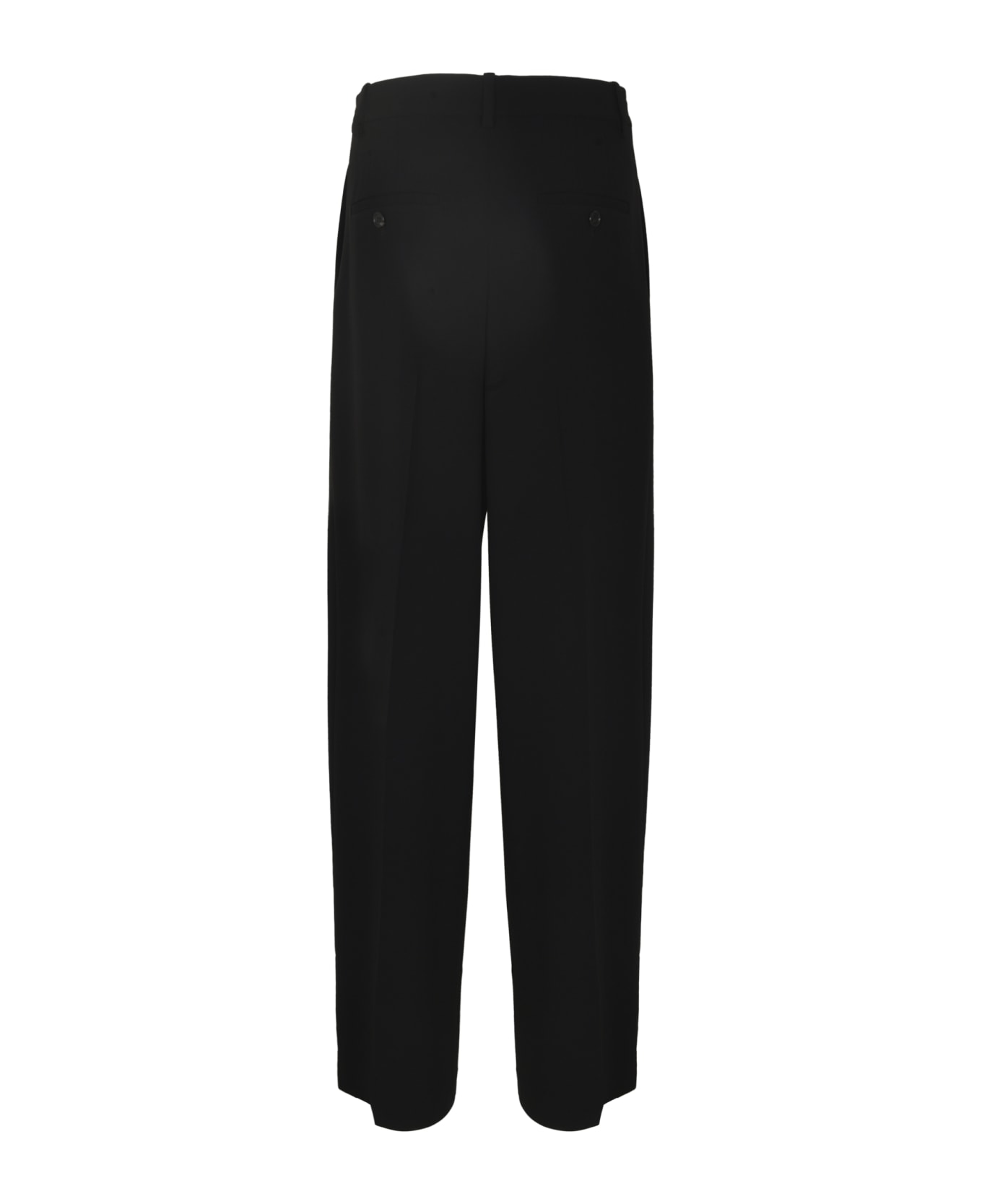 Theory Concealed Straight Trousers - Black