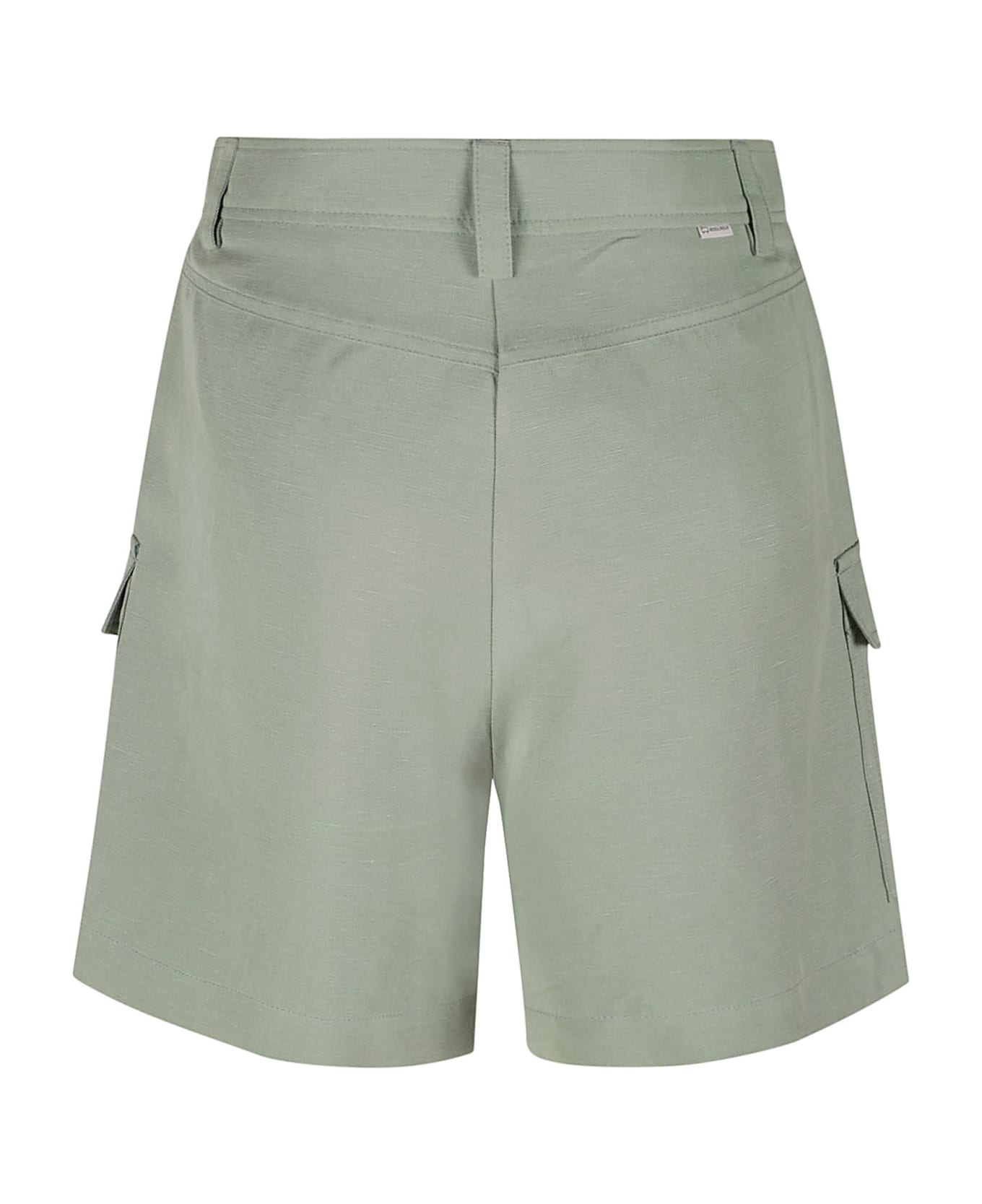 Woolrich Patched Side Pockets Shorts - Sage