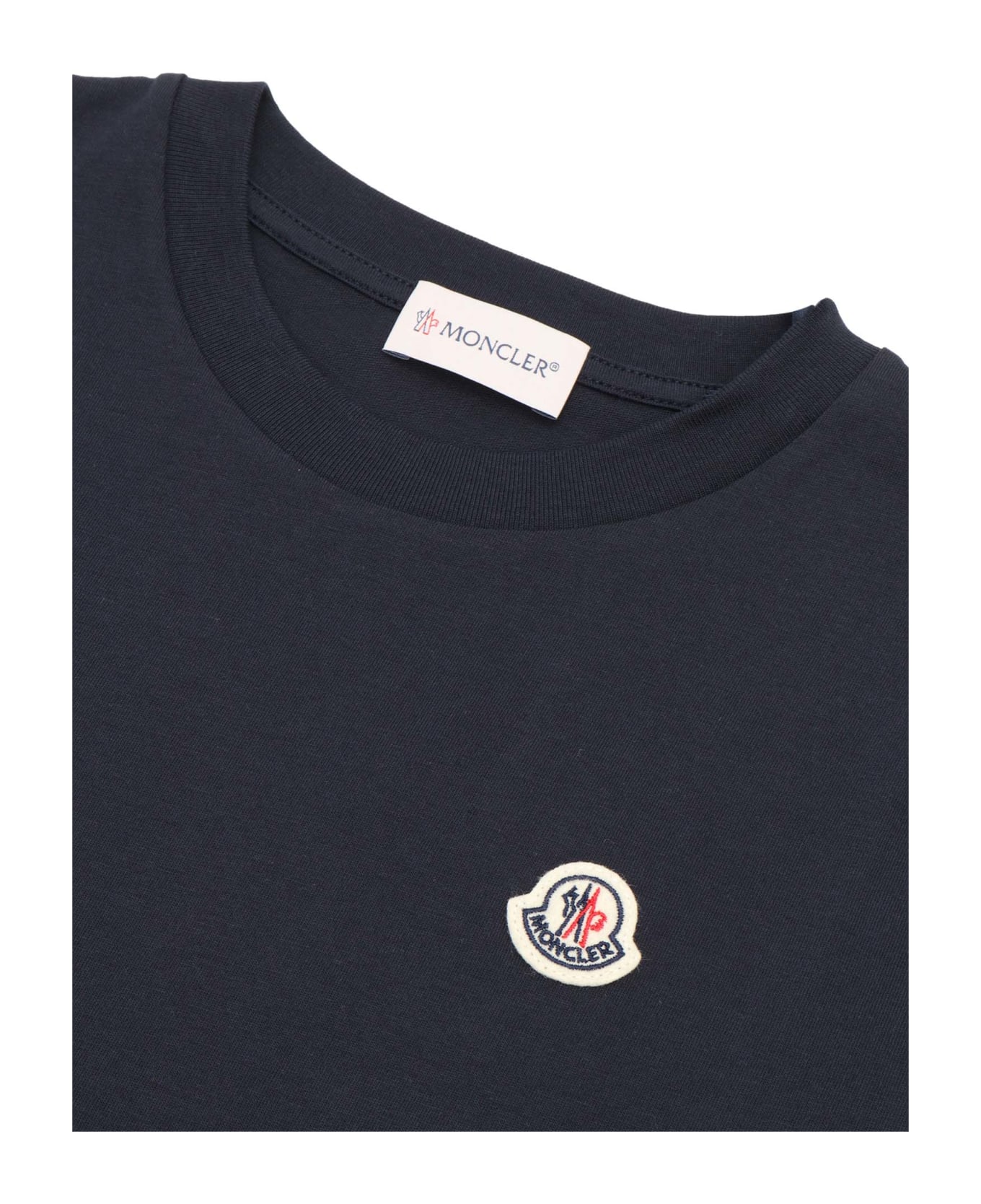 Moncler Ss T-shirt - BLUE