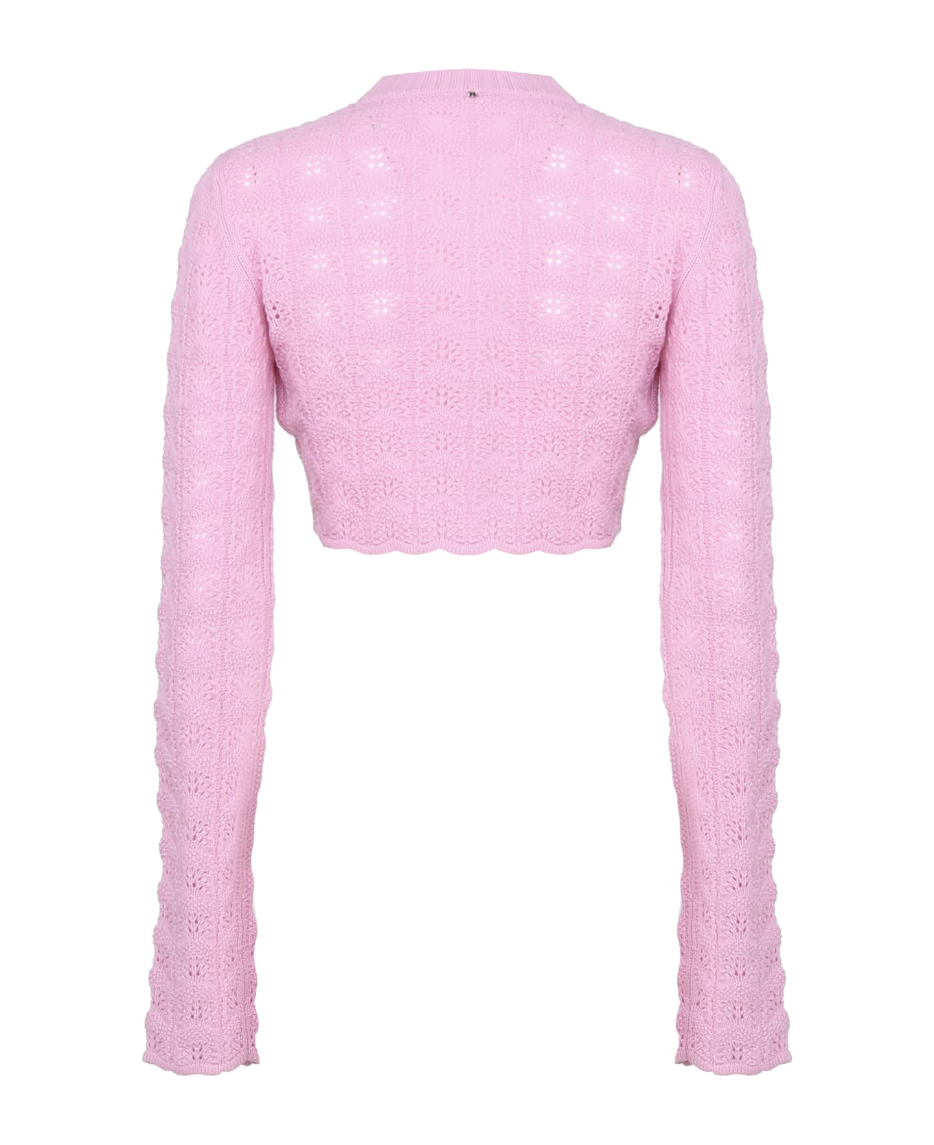 Max Mara Crop Top Knit - Pink ニットウェア