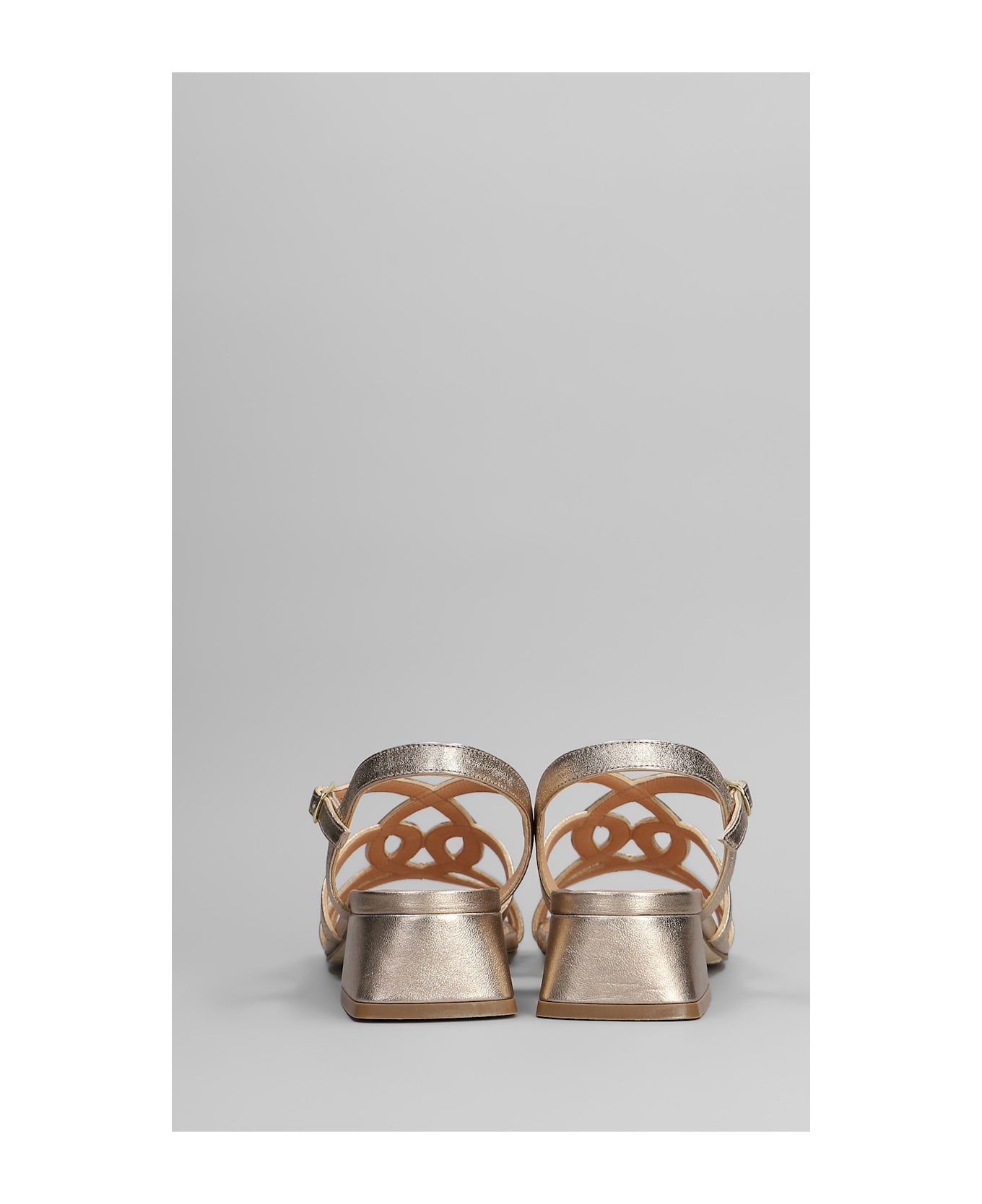 Julie Dee Sandals In Copper Leather - copper
