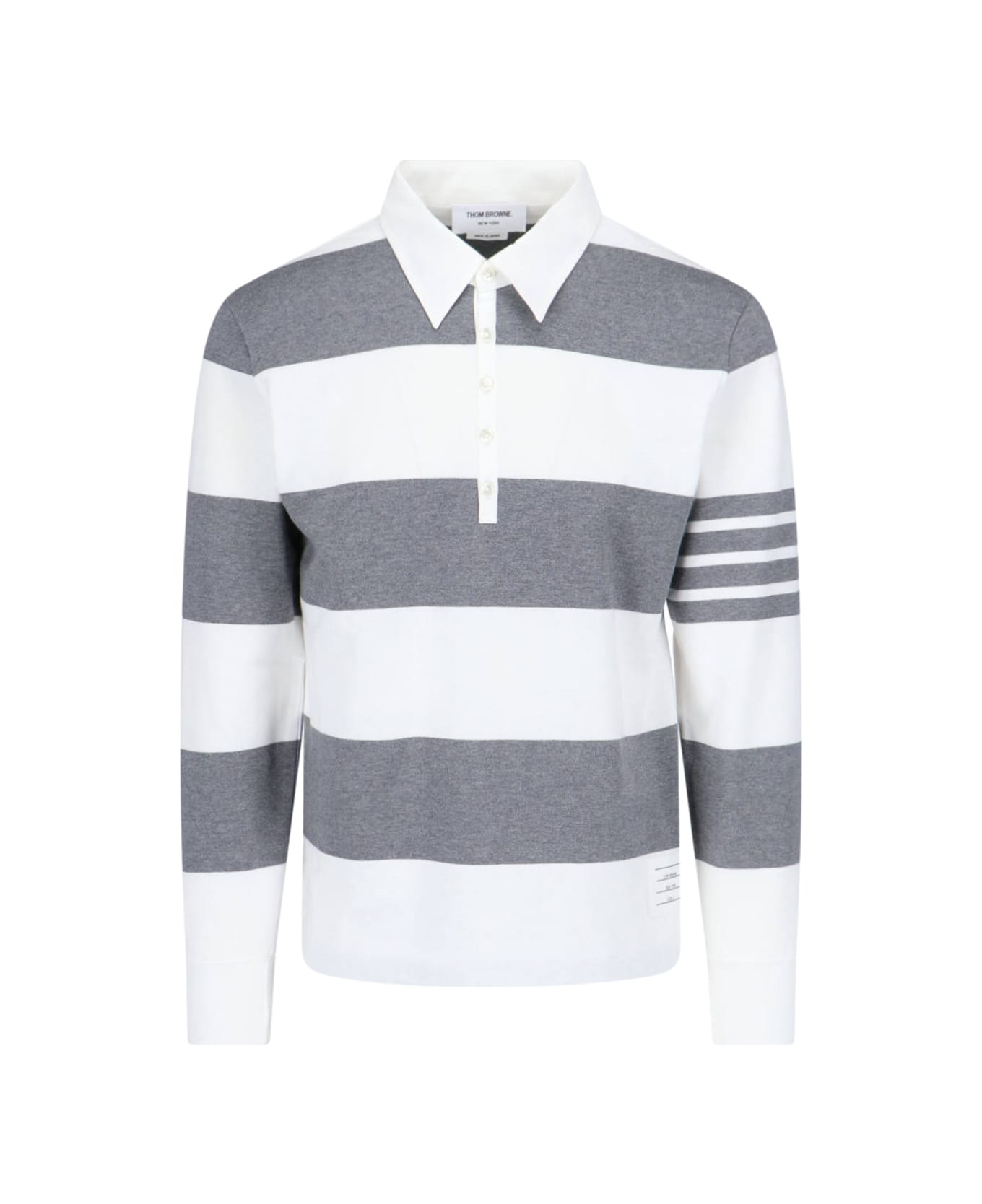 Thom Browne Rugby Polo 
4-bar
 - Med Grey