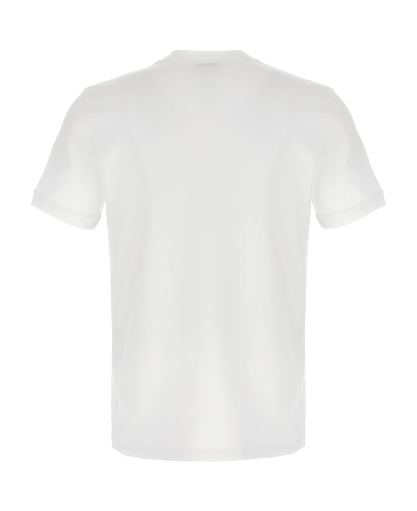 Dolce & Gabbana Logo Embroidered T-shirt - White シャツ