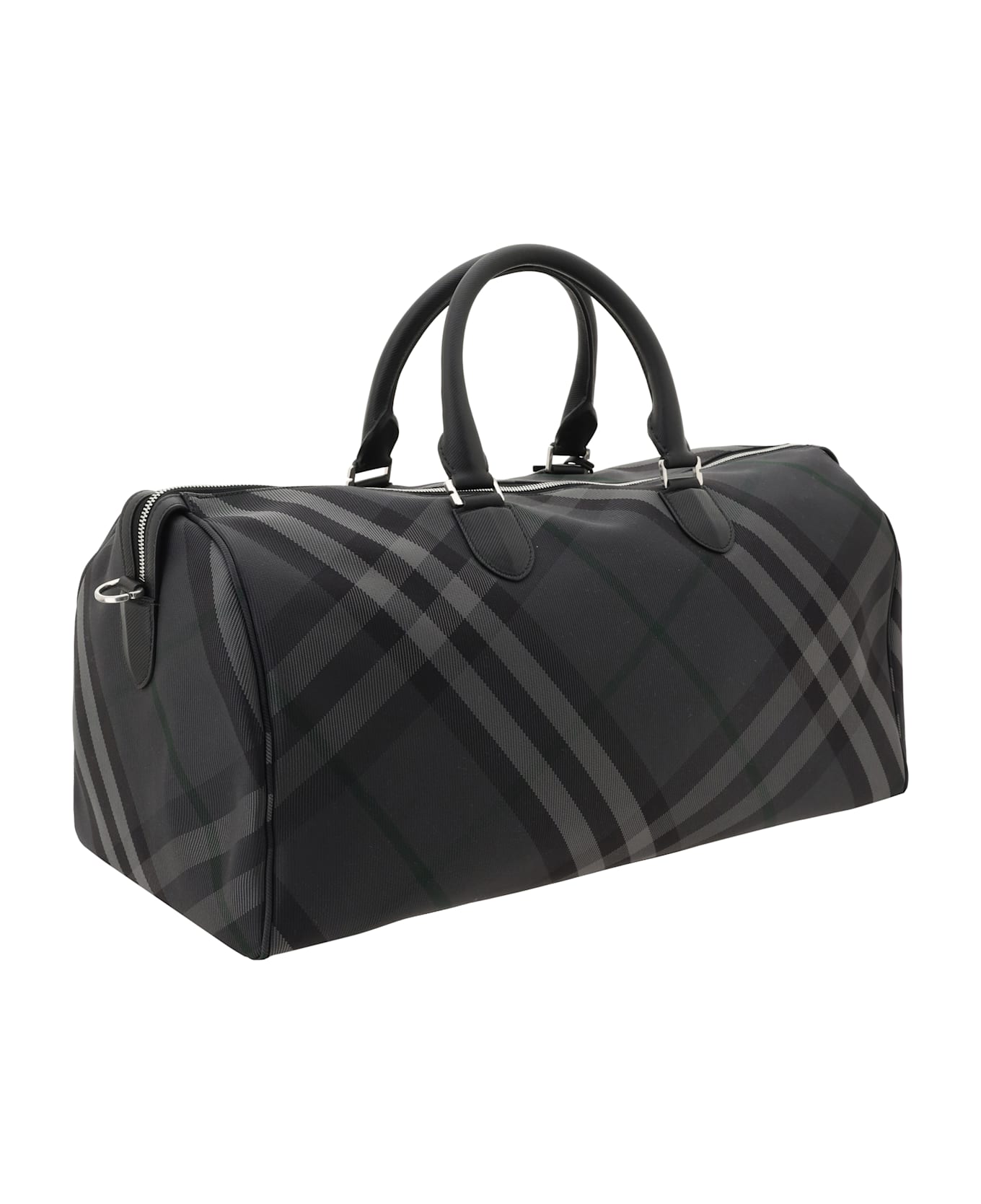 Burberry Grid Travel Bag - Charcoal