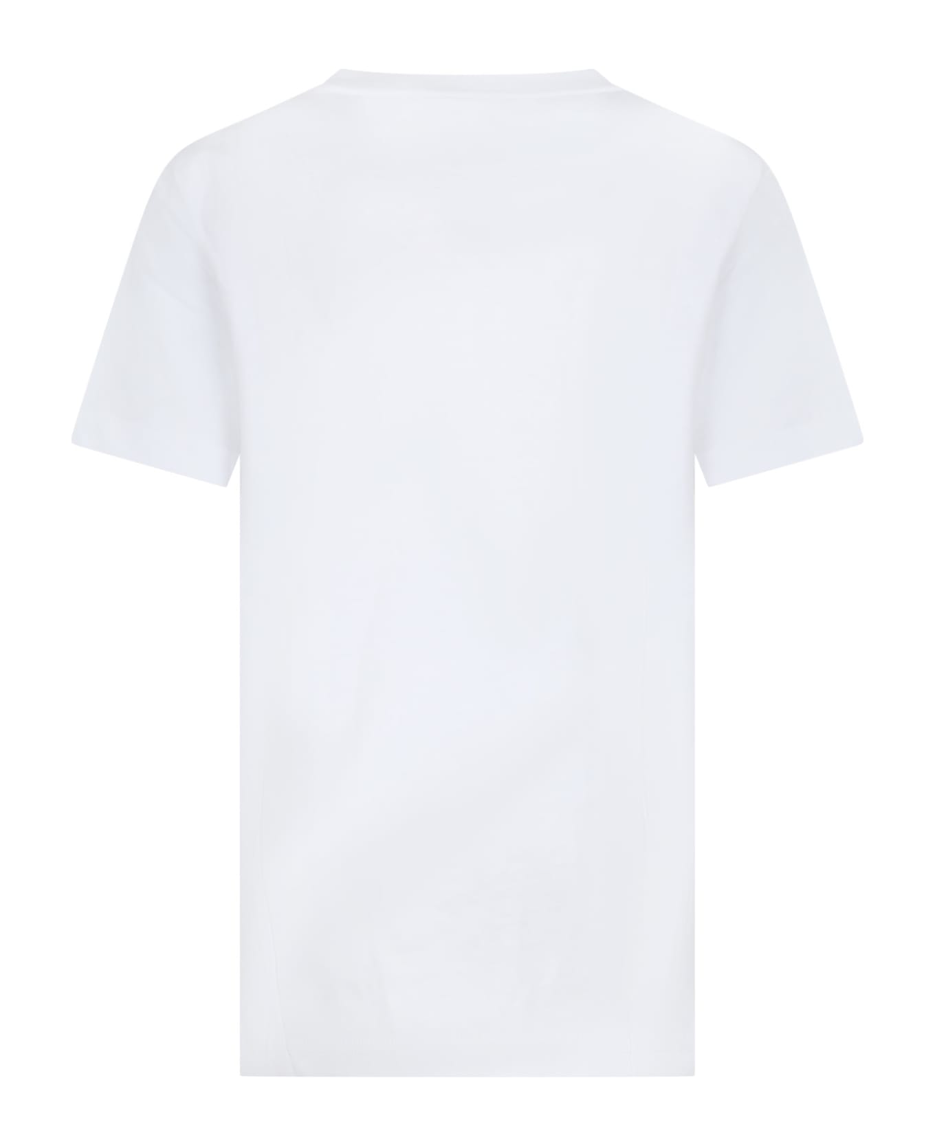Levi's White T-shirt For Girl With Logo - White