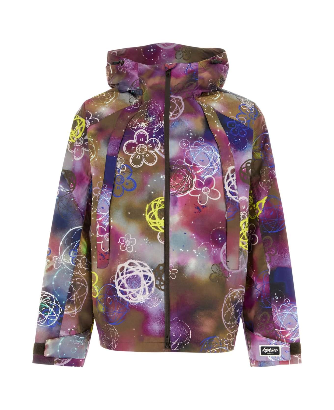Kenzo Printed Nylon Kenzo X Futura 2000 Windbreaker - KHAKI