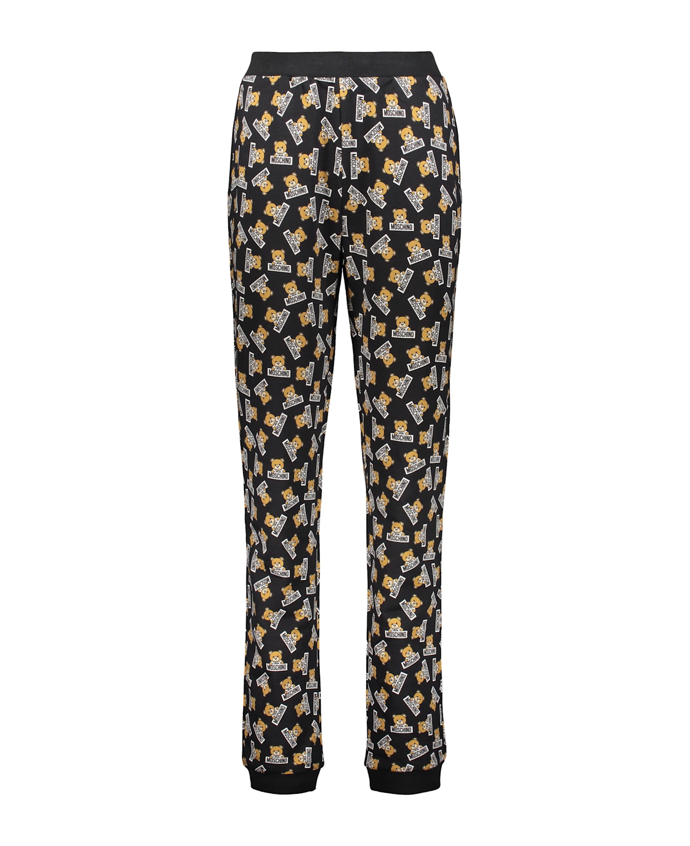 Moschino Logo Print Sweatpants - black