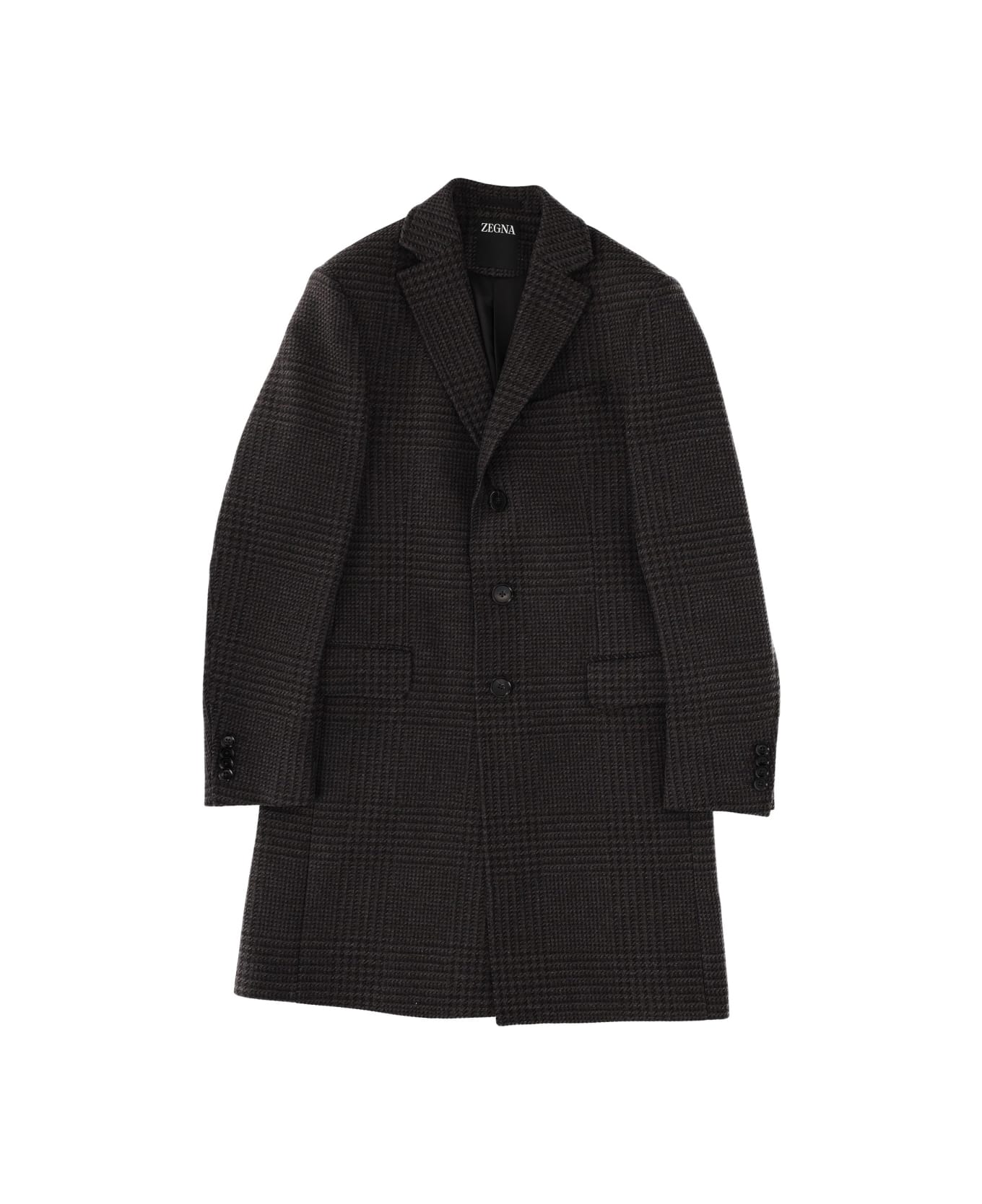 Zegna Wool Trench - BLACK