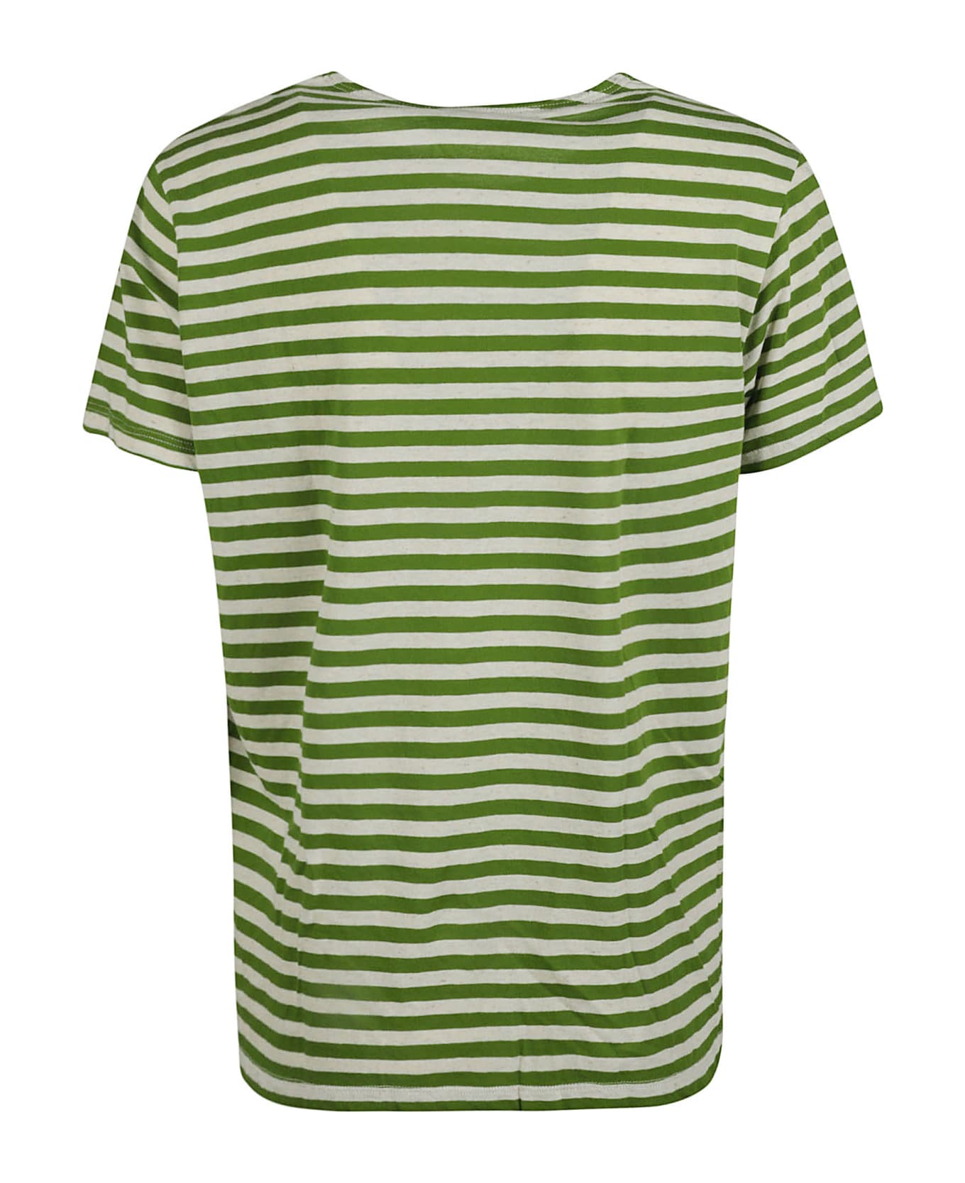 Phisique du Role Pinstripe T-shirt - Pistacchio/avorio Tシャツ