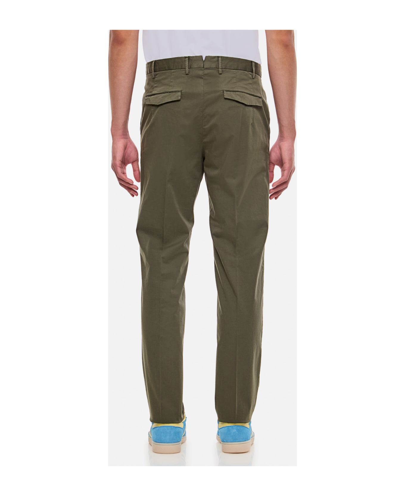 PT Torino Cotton Trousers - Green