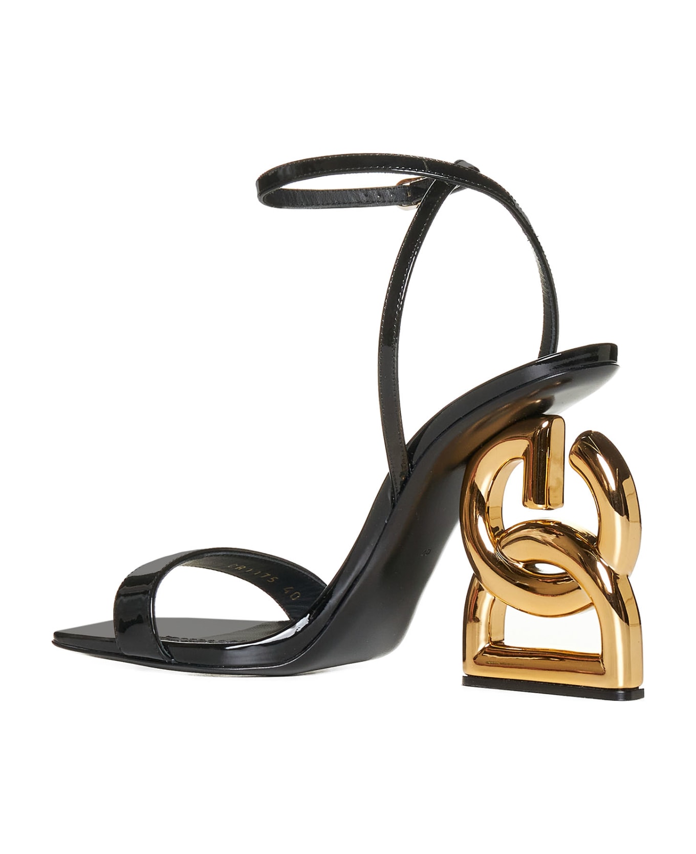 Dolce & Gabbana Dg Pop Heel Sandals - Black サンダル
