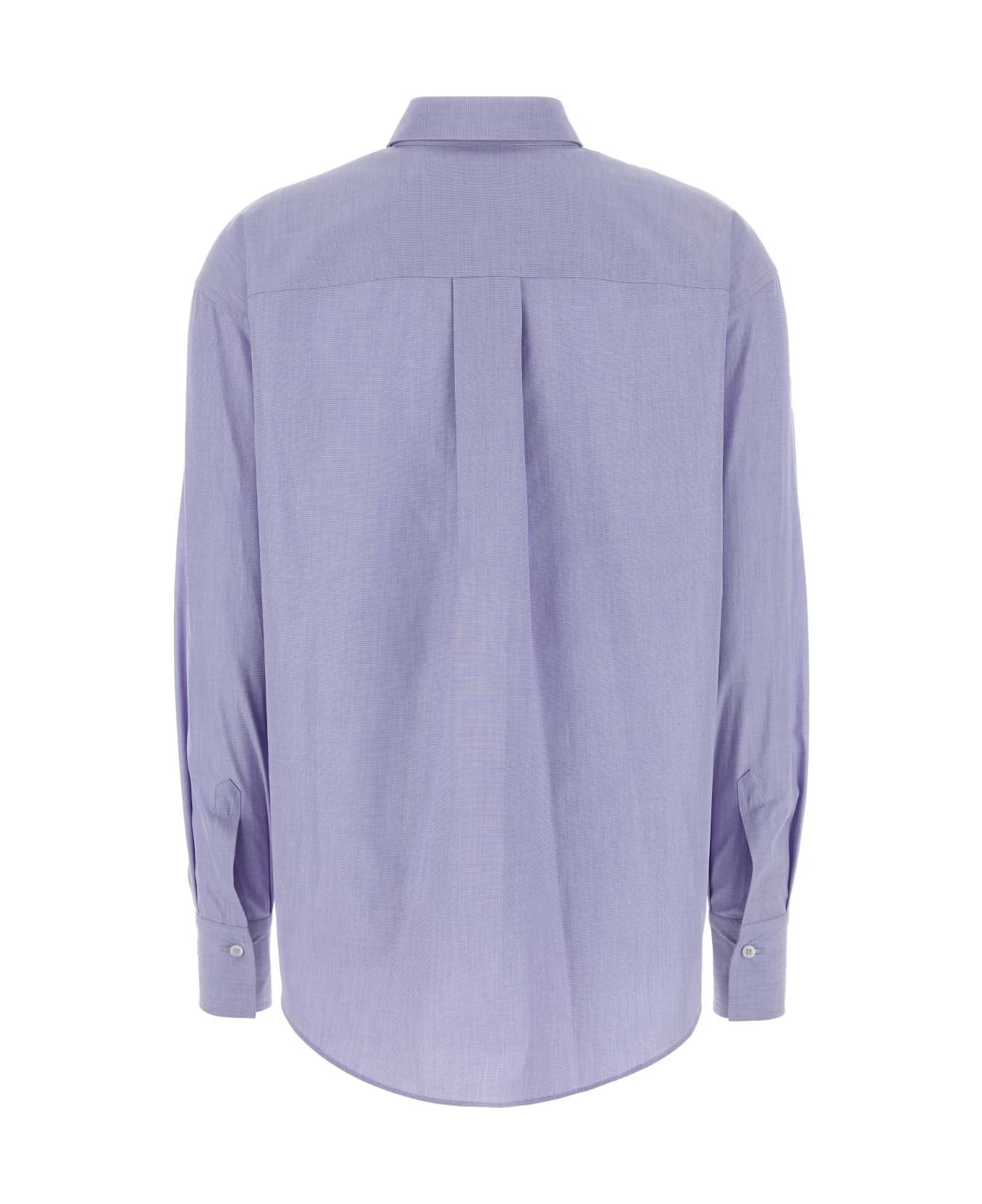 Brunello Cucinelli Powder Blue Cotton Shirt - C013