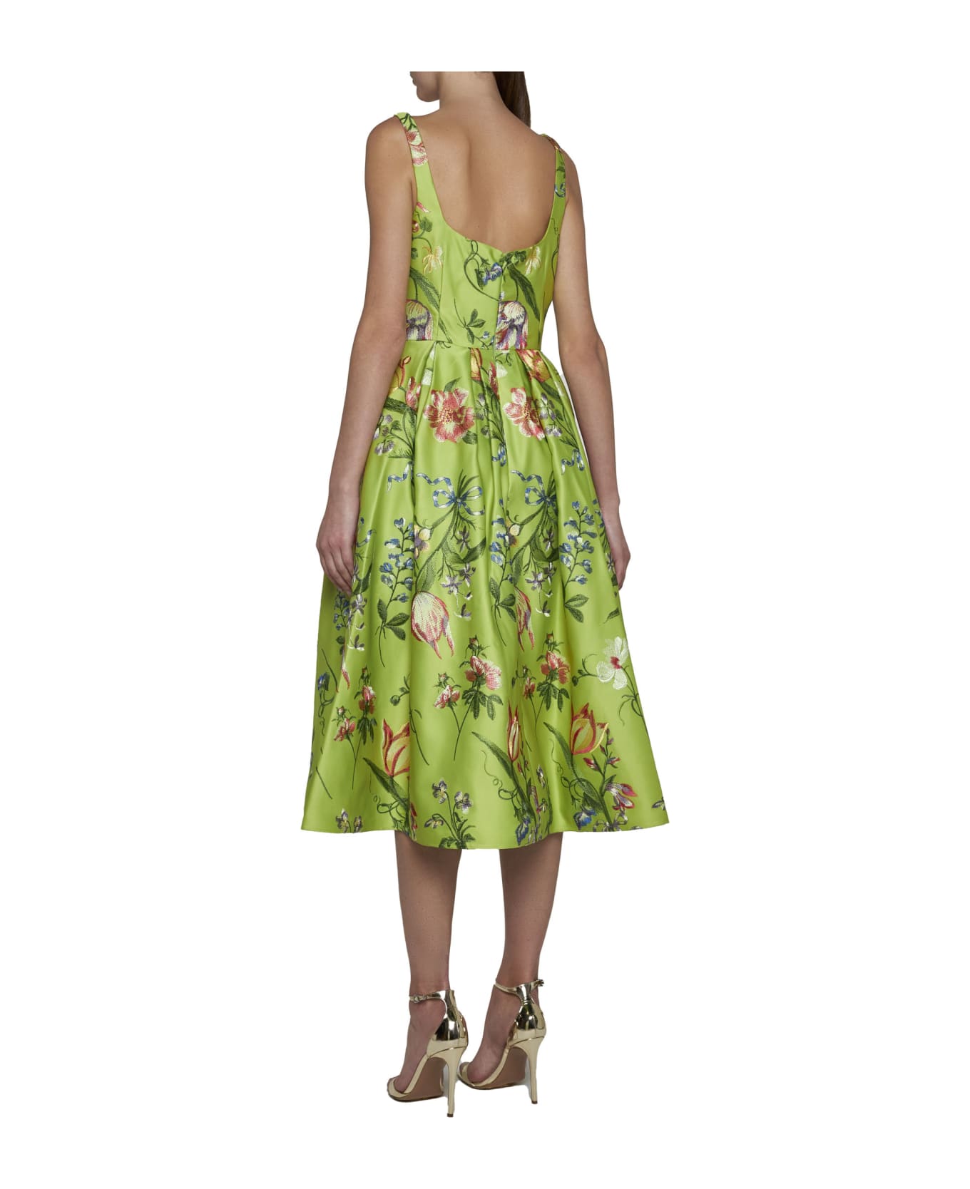 Marchesa Notte Dress - Spring green multi ワンピース＆ドレス