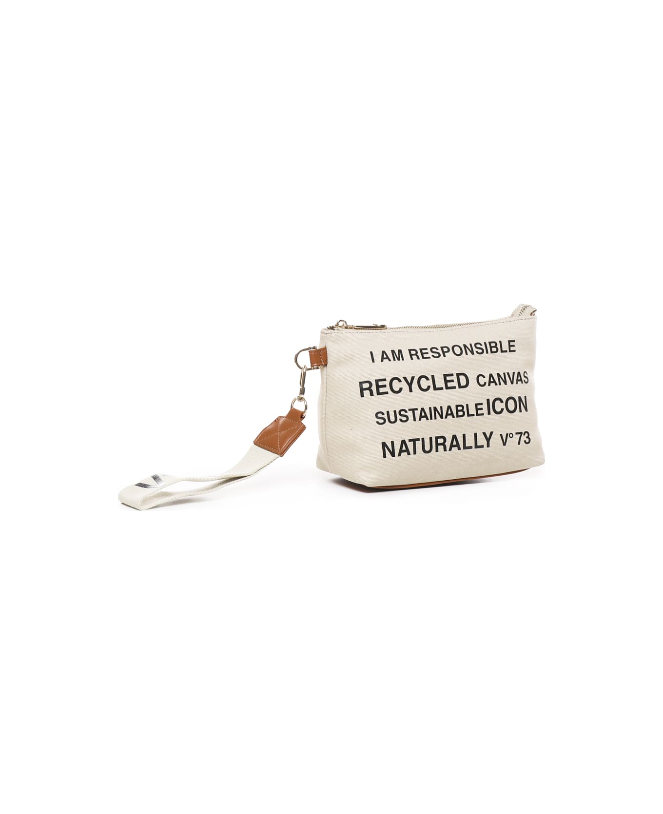 V73 Resposability Clutch Bag - White