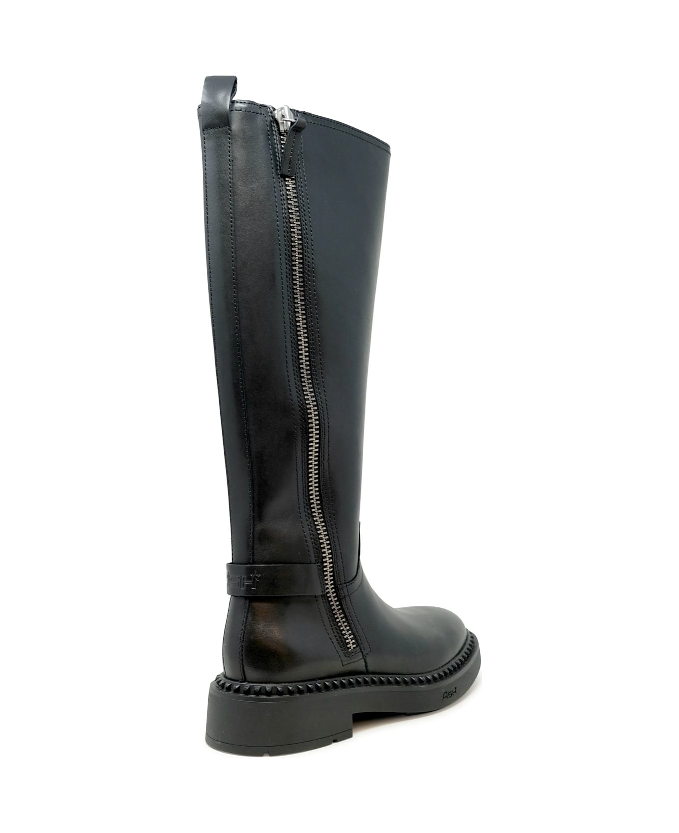 Ash Soft Mustang Black Boots - BLACK