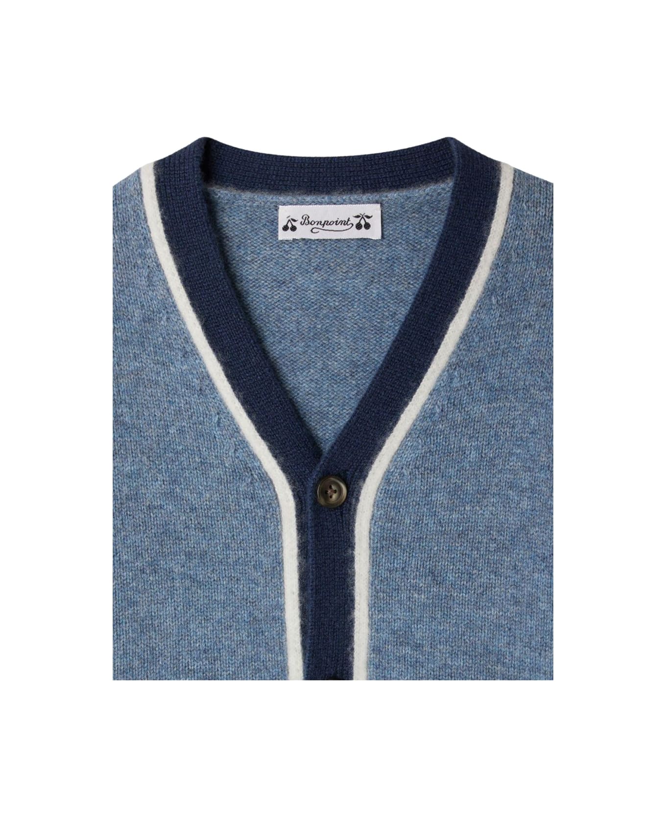 Bonpoint "garfield" Cardigan - BLUE