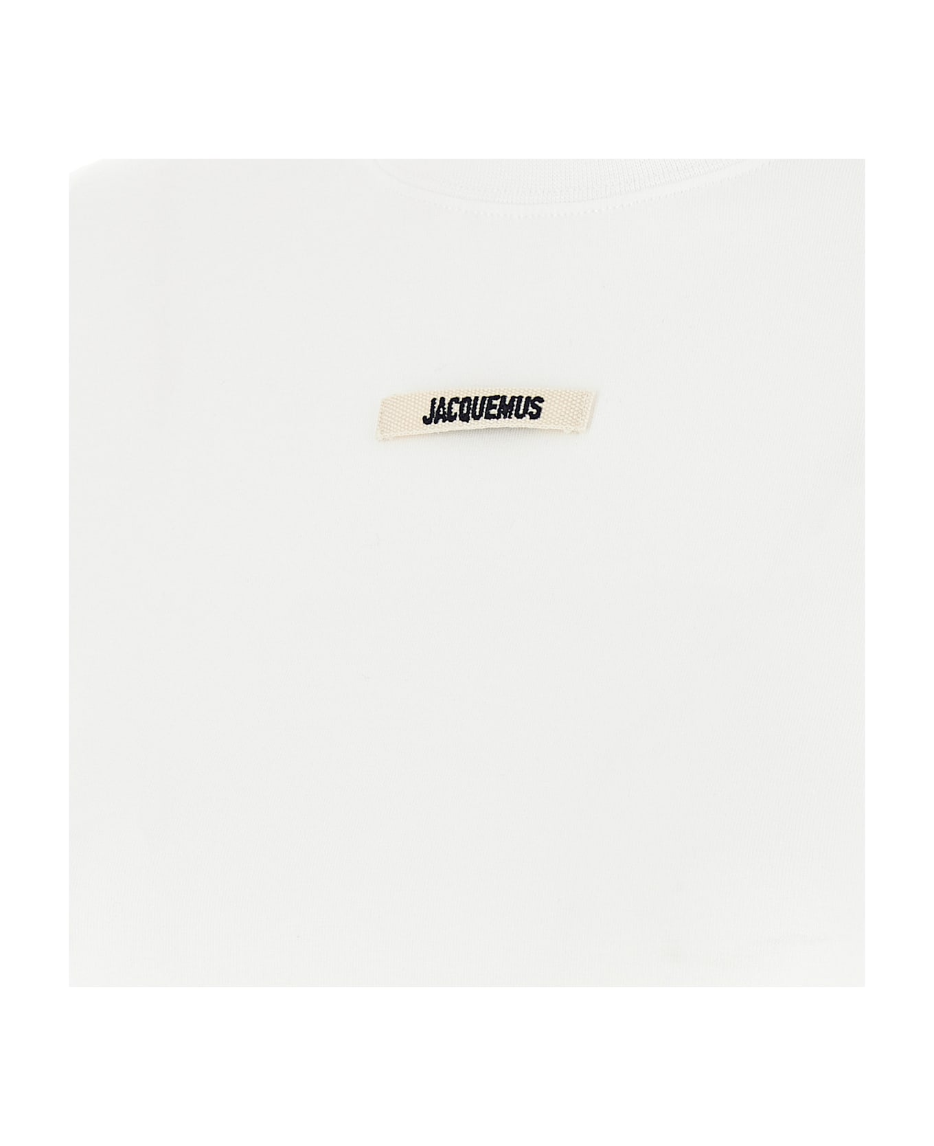 Jacquemus 
le T-shirt Gros-grain
 T-shirt - White